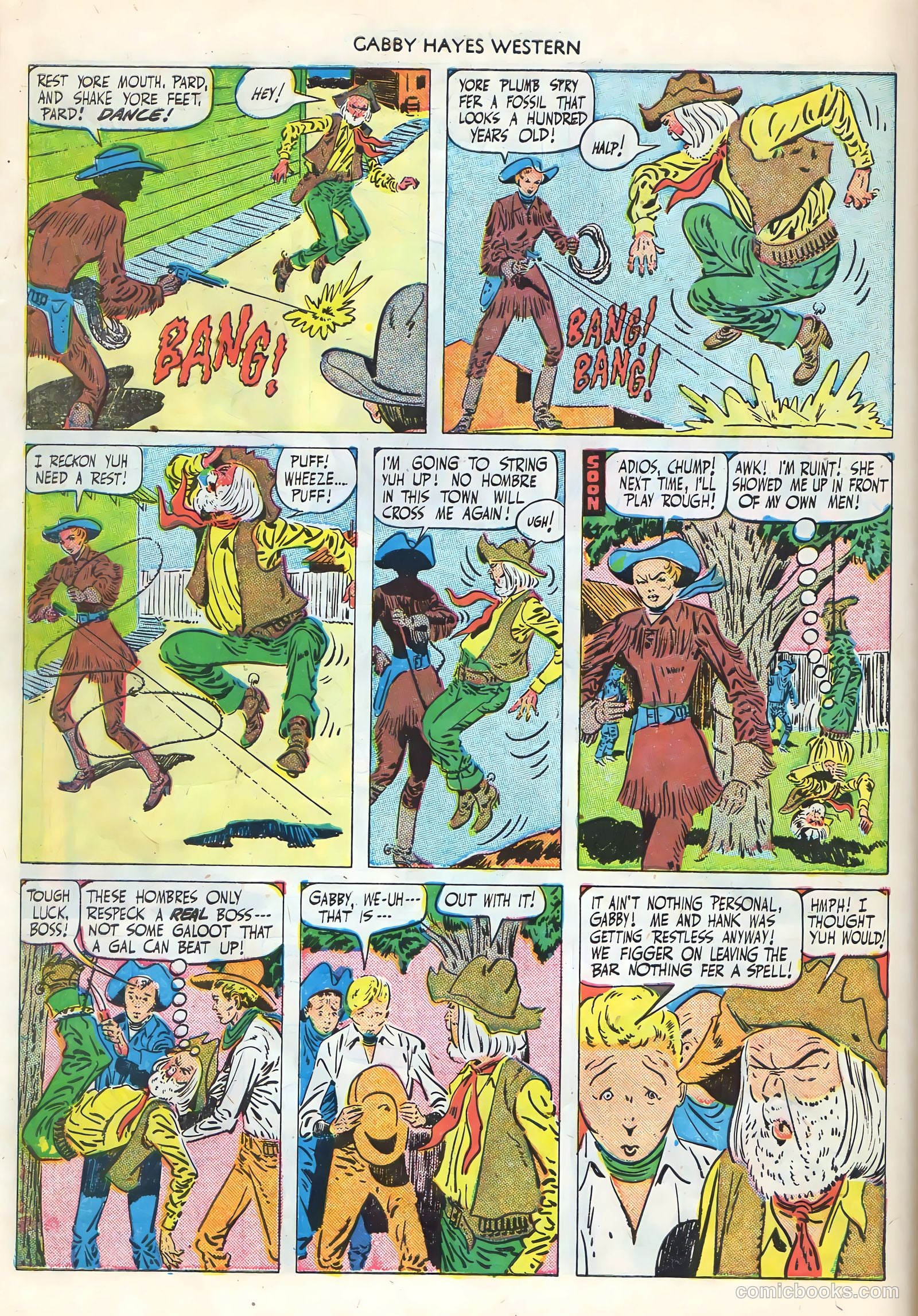 Gabby Hayes Western #21 (1950) — page 22 of 52