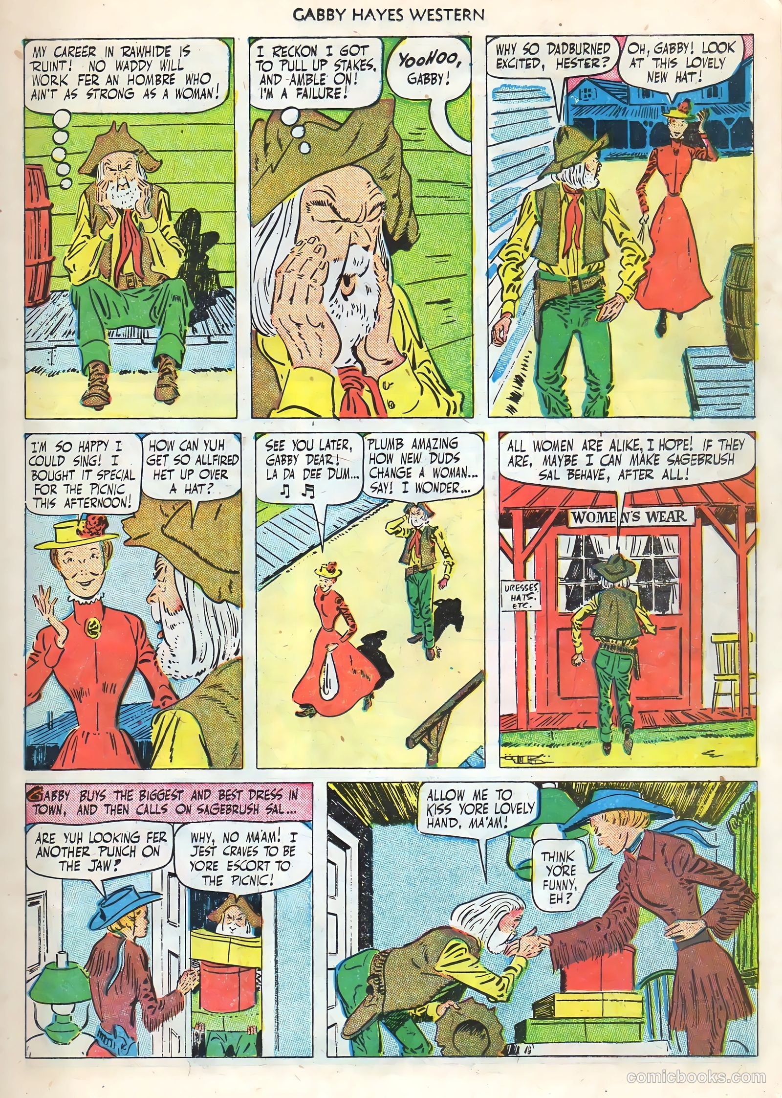 Gabby Hayes Western #21 (1950) — page 23 of 52