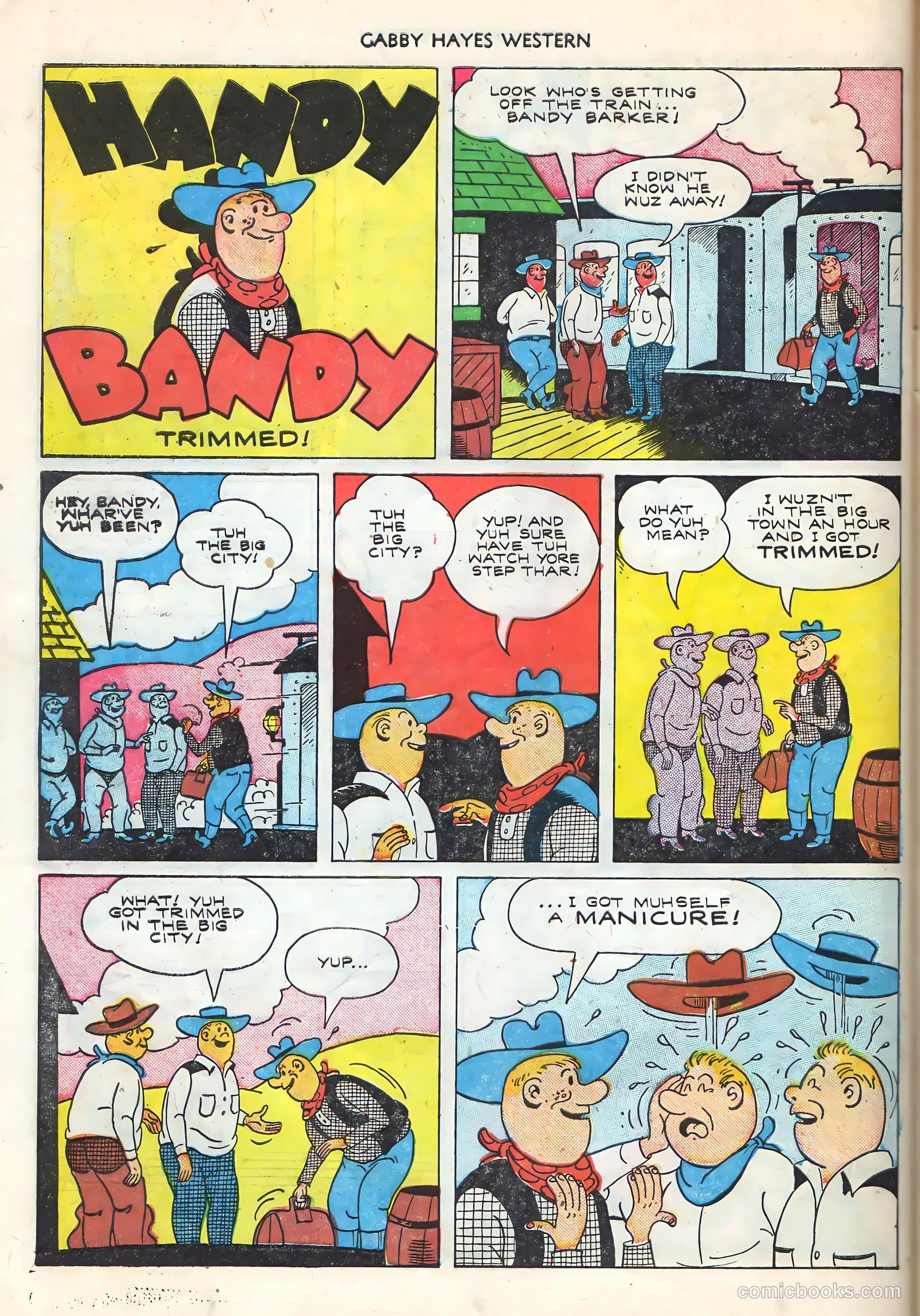 Gabby Hayes Western #21 (1950) — page 34 of 52