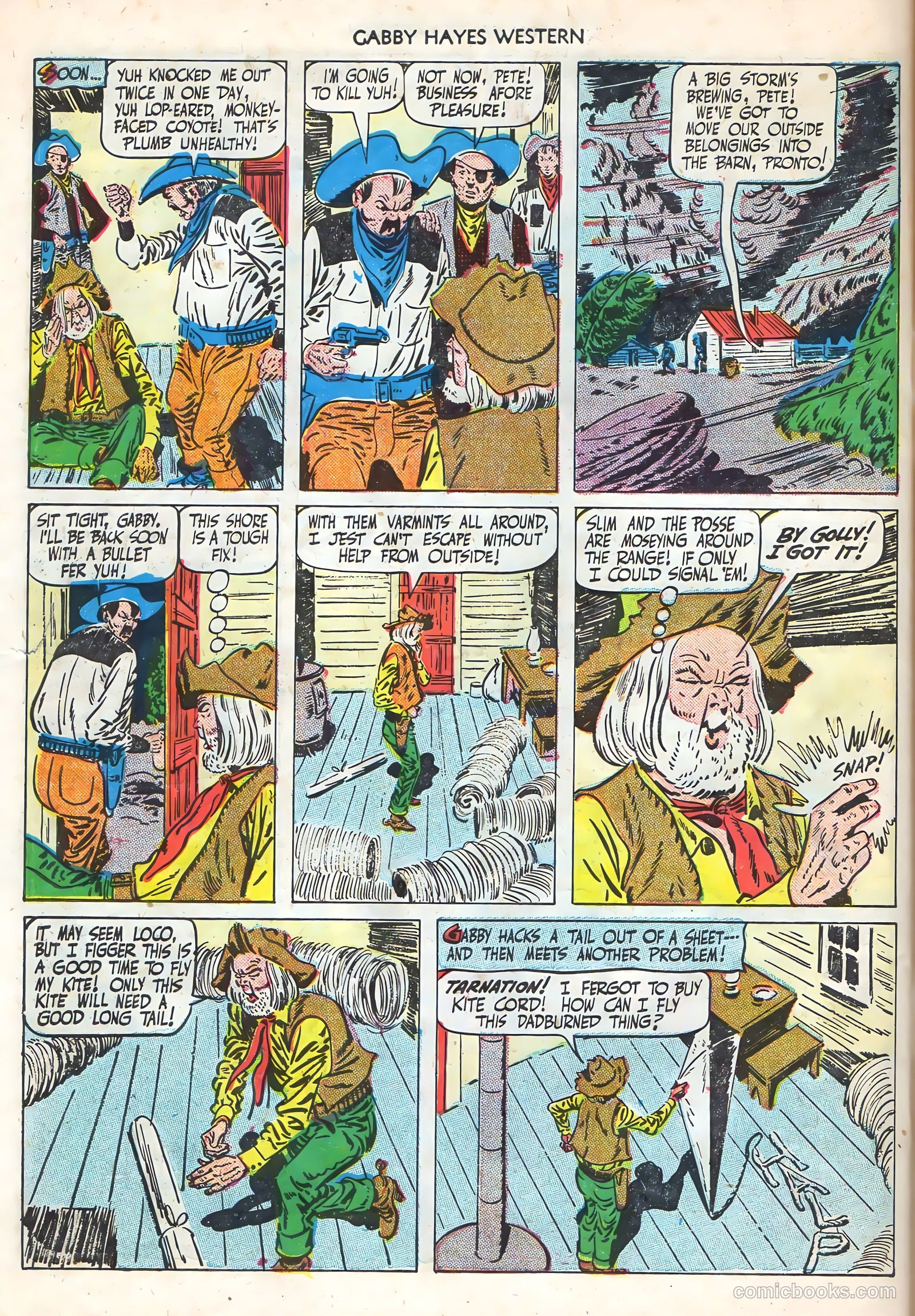 Gabby Hayes Western #21 (1950) — page 46 of 52