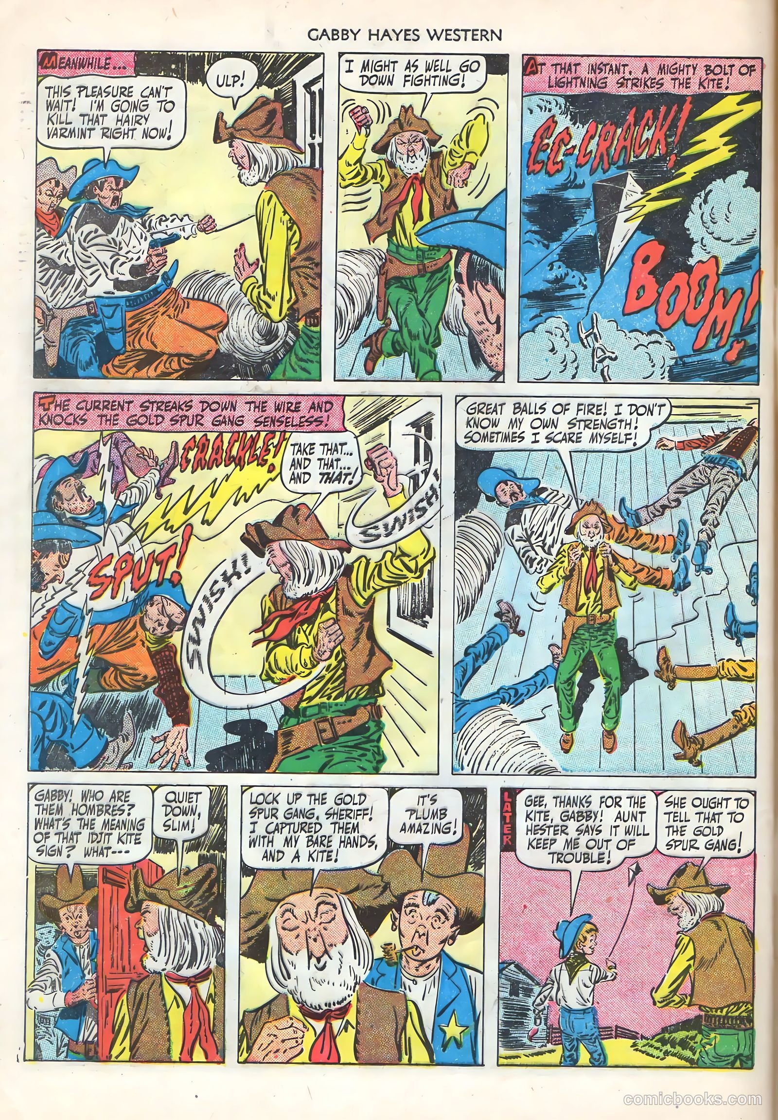 Gabby Hayes Western #21 (1950) — page 48 of 52