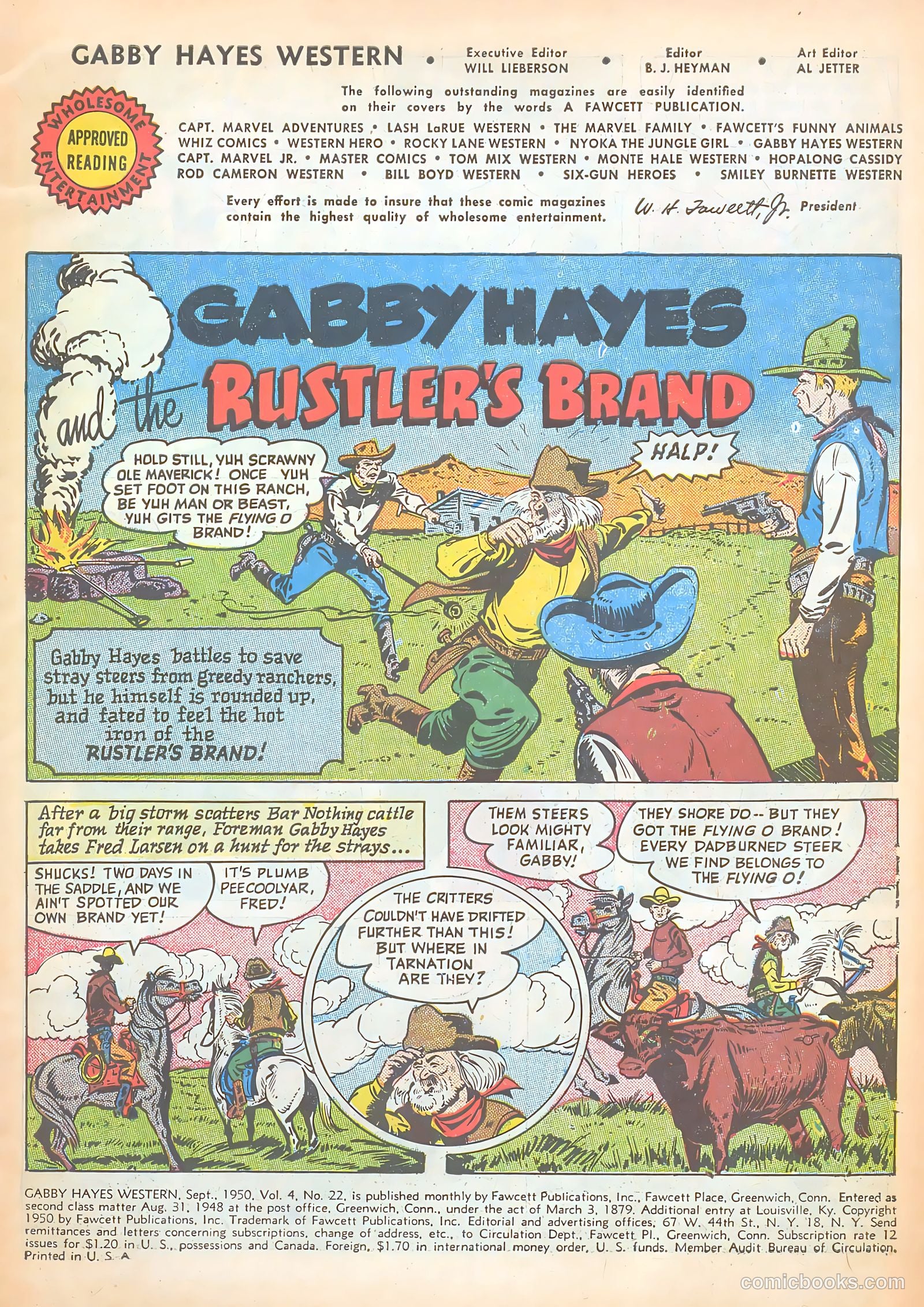Gabby Hayes Western #22 (1950) — page 3 of 52