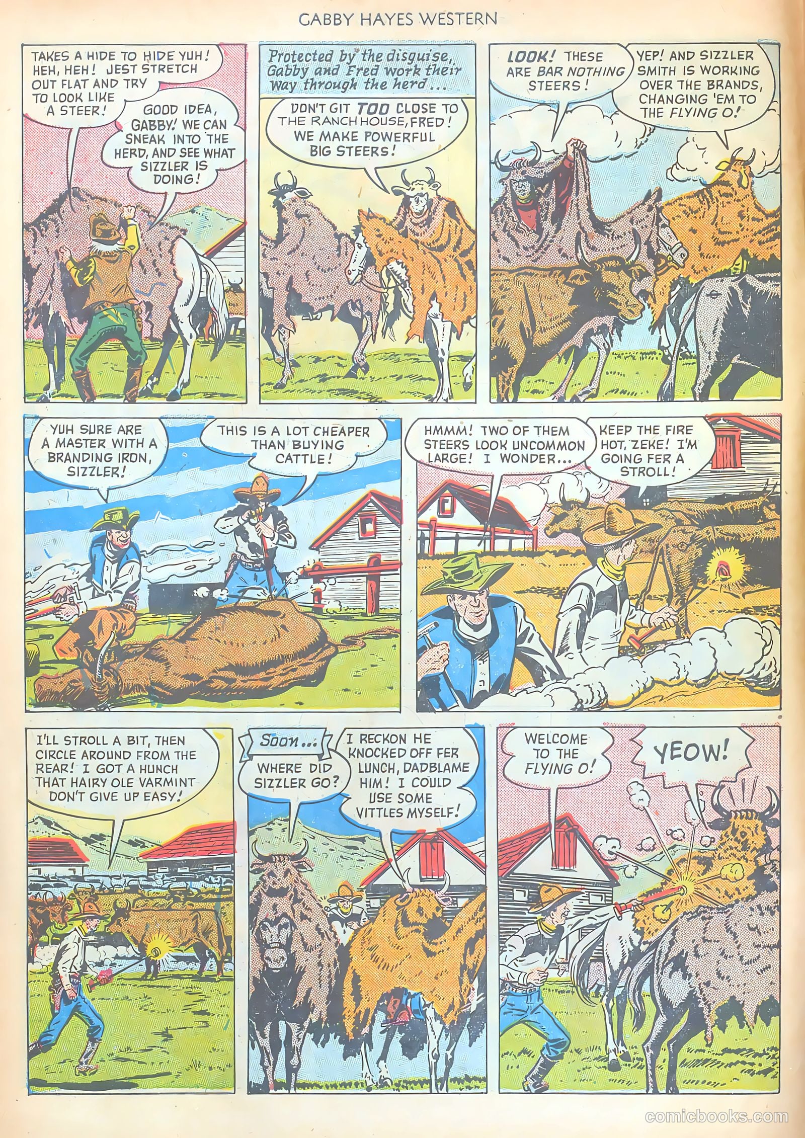 Gabby Hayes Western #22 (1950) — page 6 of 52