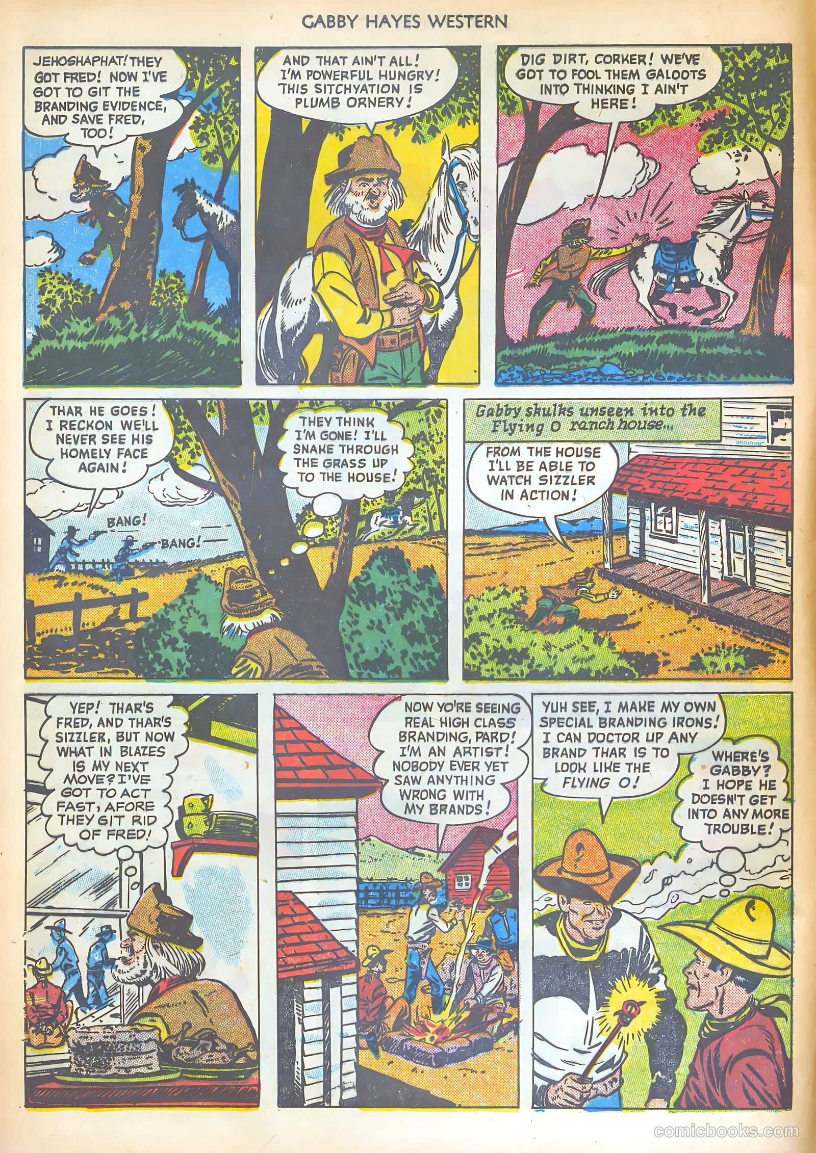 Gabby Hayes Western #22 (1950) — page 8 of 52