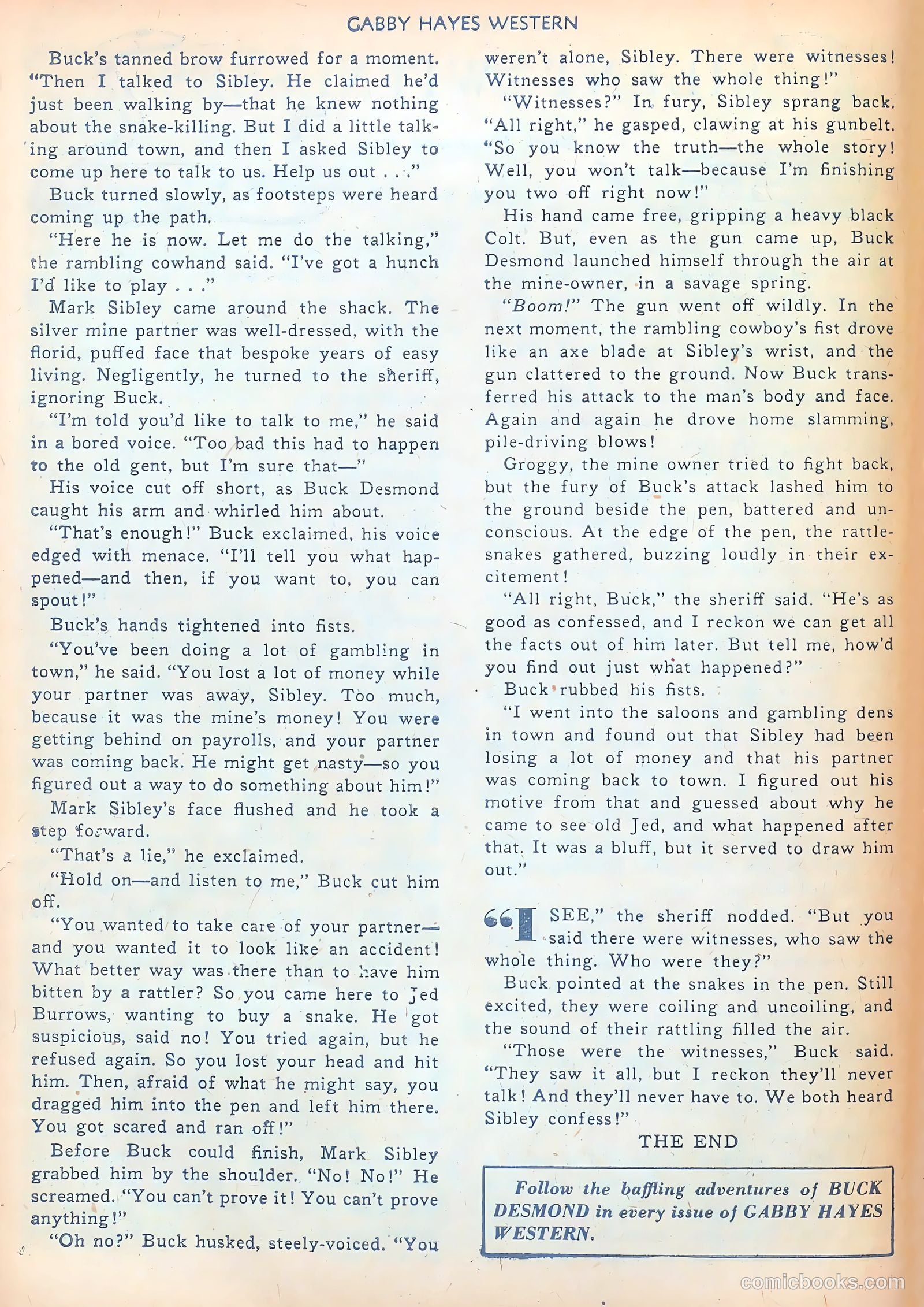 Gabby Hayes Western #22 (1950) — page 34 of 52