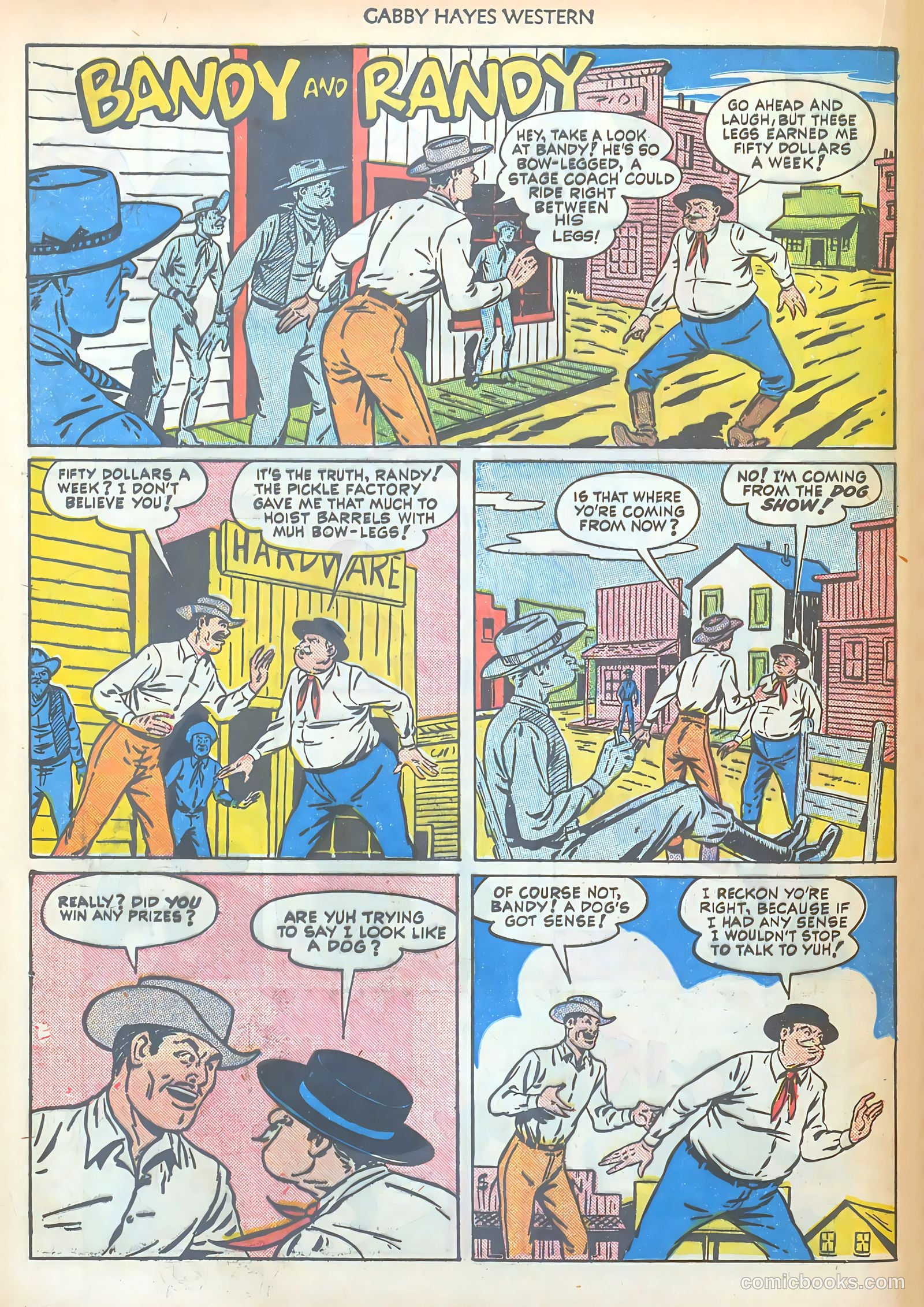 Gabby Hayes Western #22 (1950) — page 36 of 52