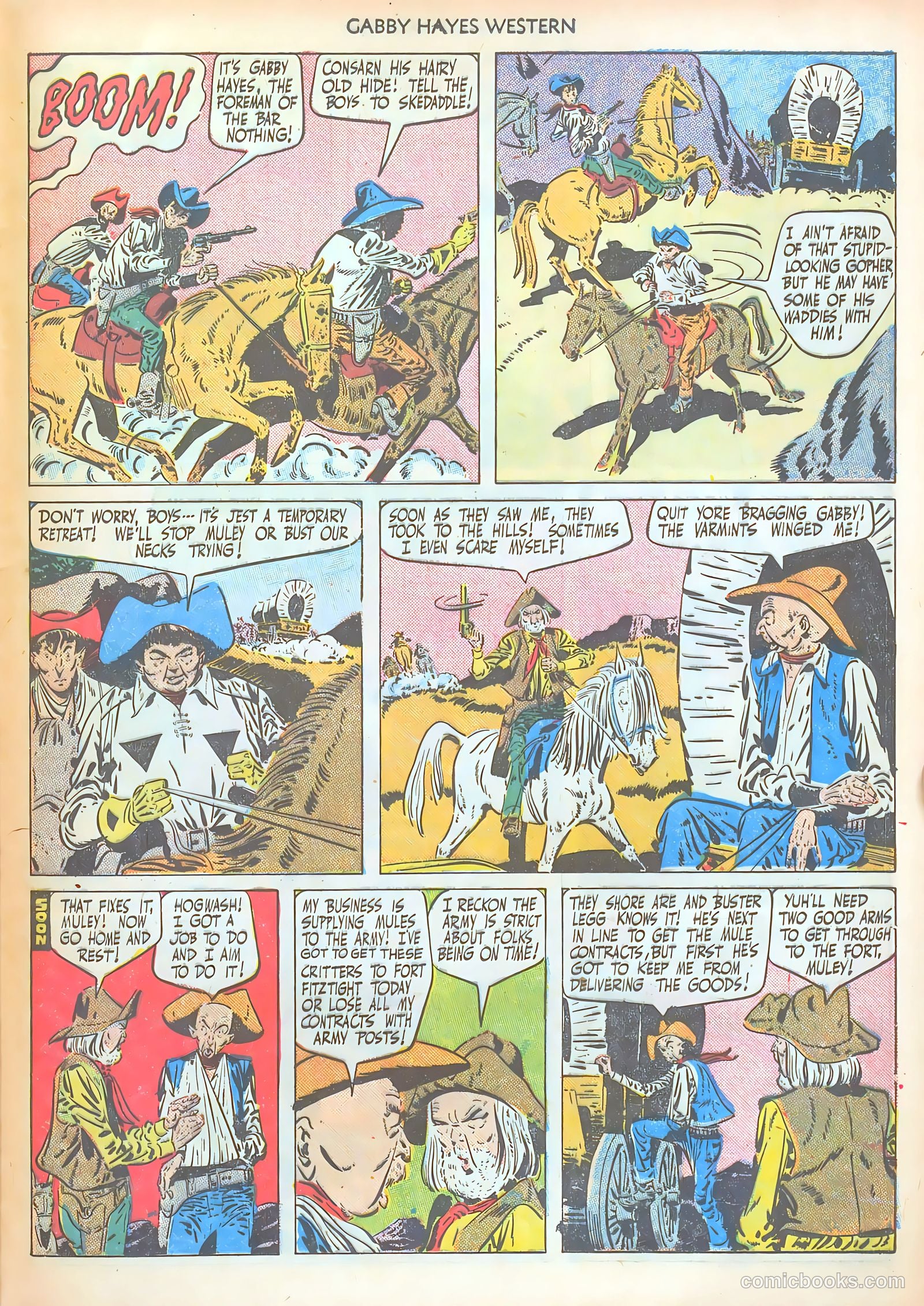 Gabby Hayes Western #22 (1950) — page 41 of 52