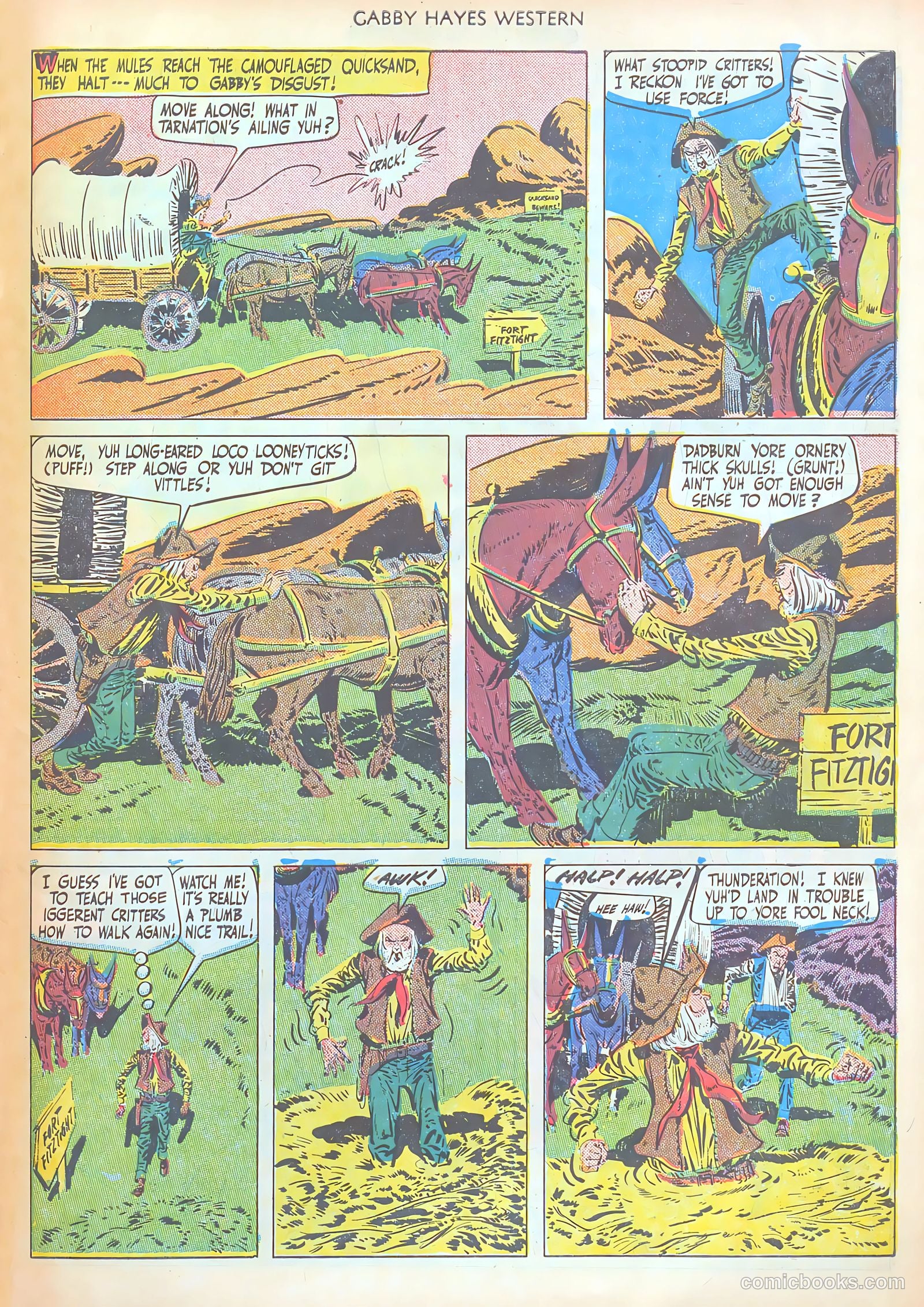 Gabby Hayes Western #22 (1950) — page 43 of 52