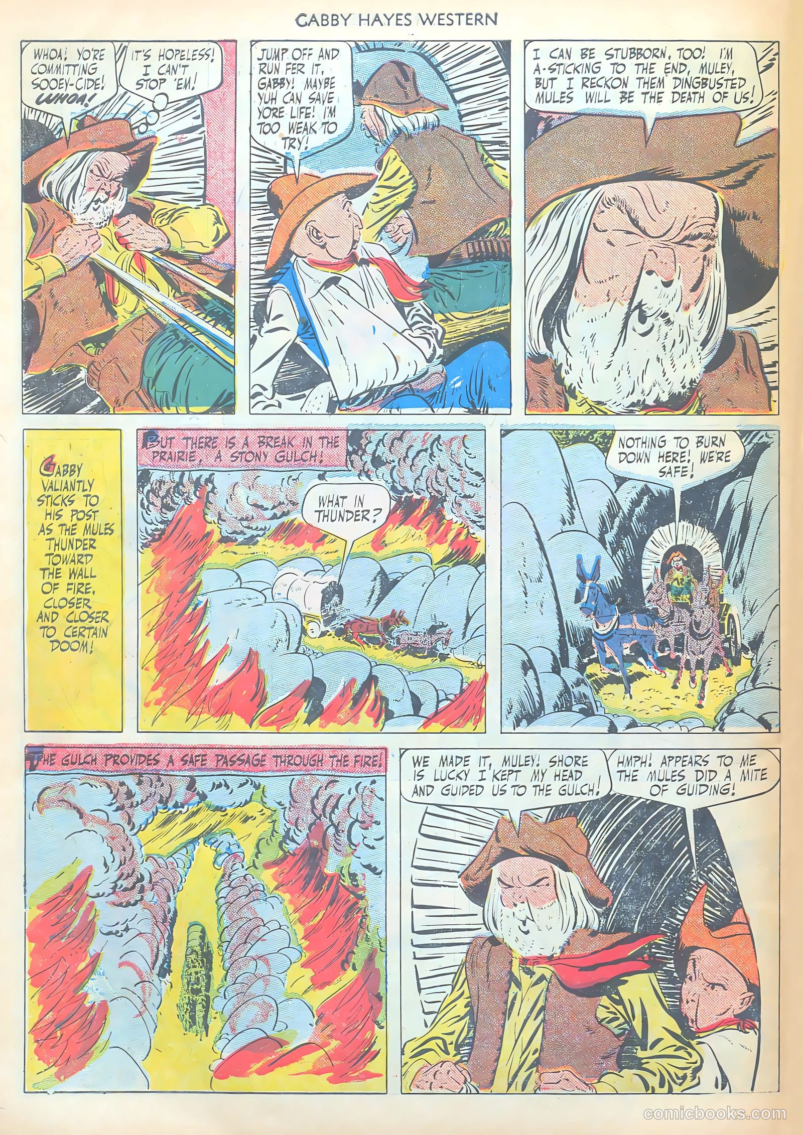 Gabby Hayes Western #22 (1950) — page 46 of 52