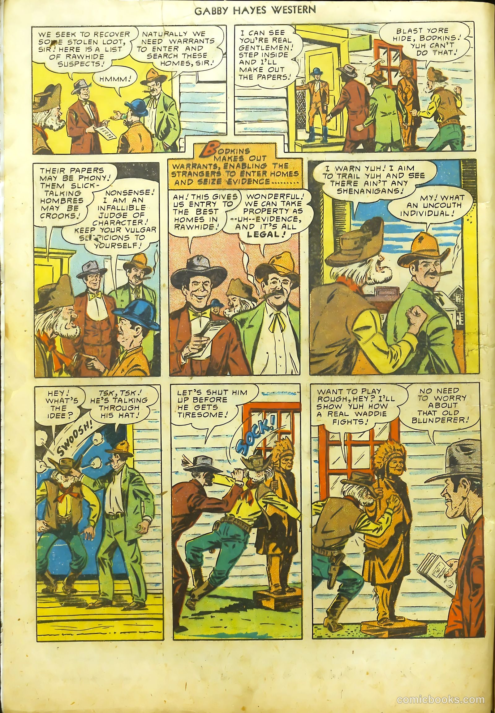 Gabby Hayes Western #23 (1950) — page 4 of 36