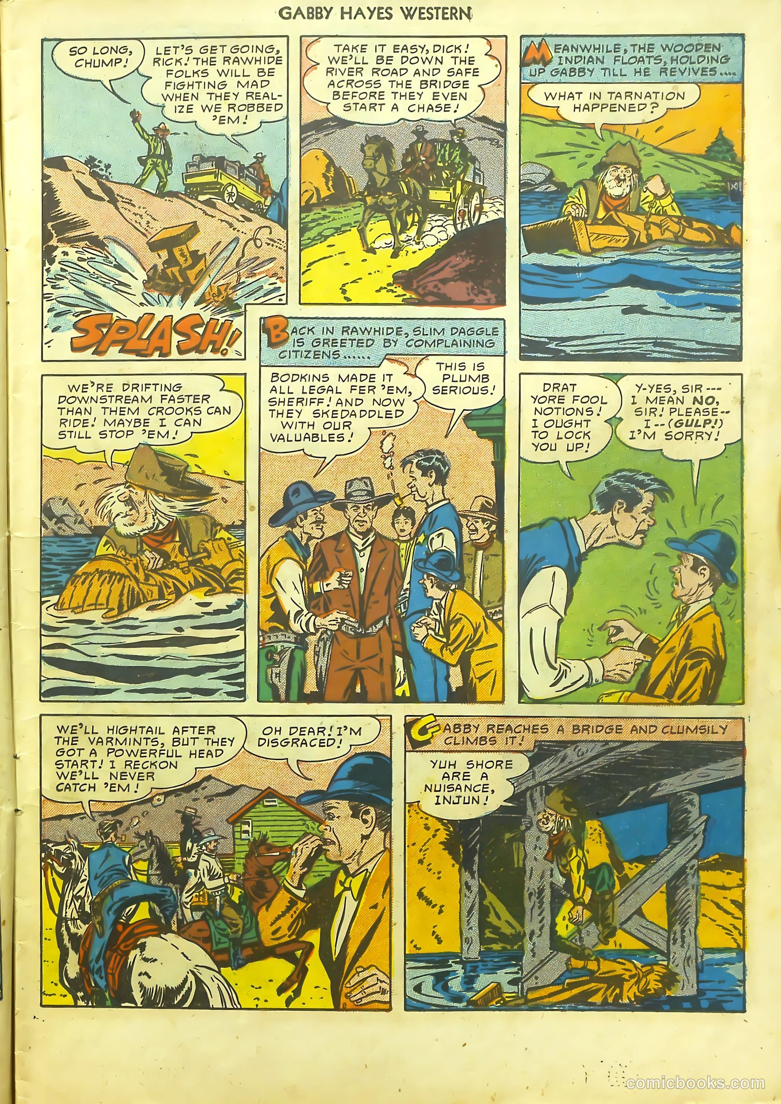 Gabby Hayes Western #23 (1950) — page 7 of 36