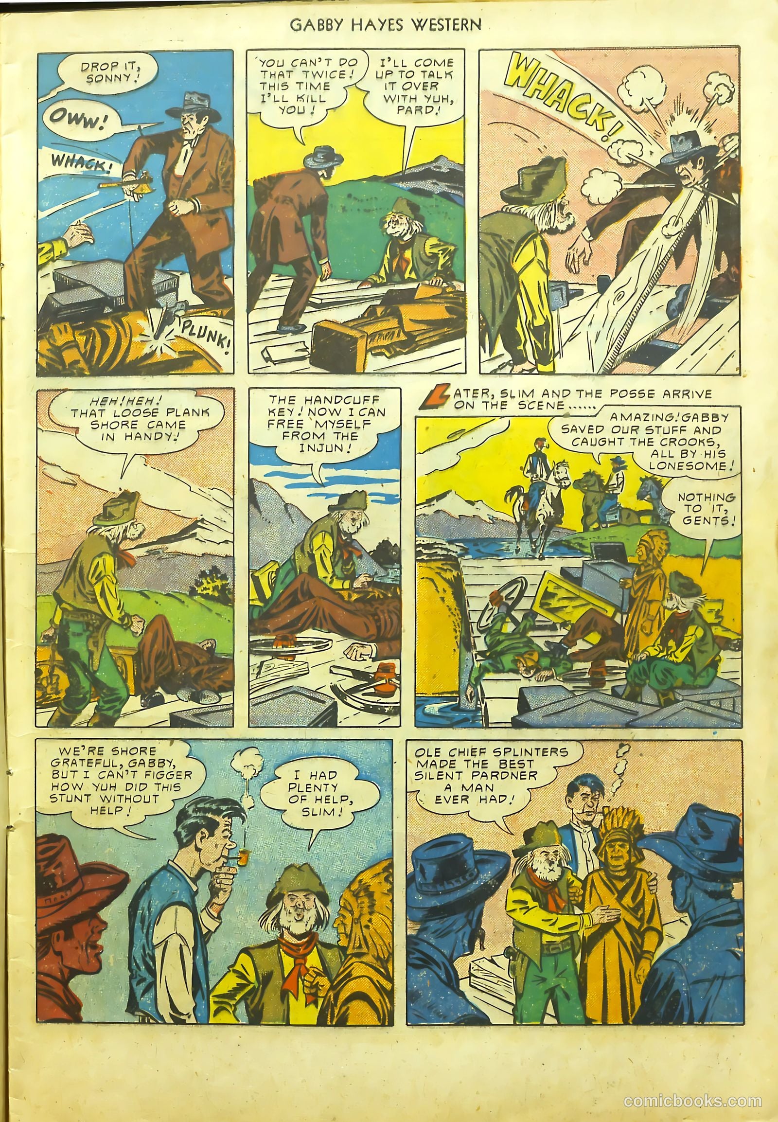 Gabby Hayes Western #23 (1950) — page 9 of 36