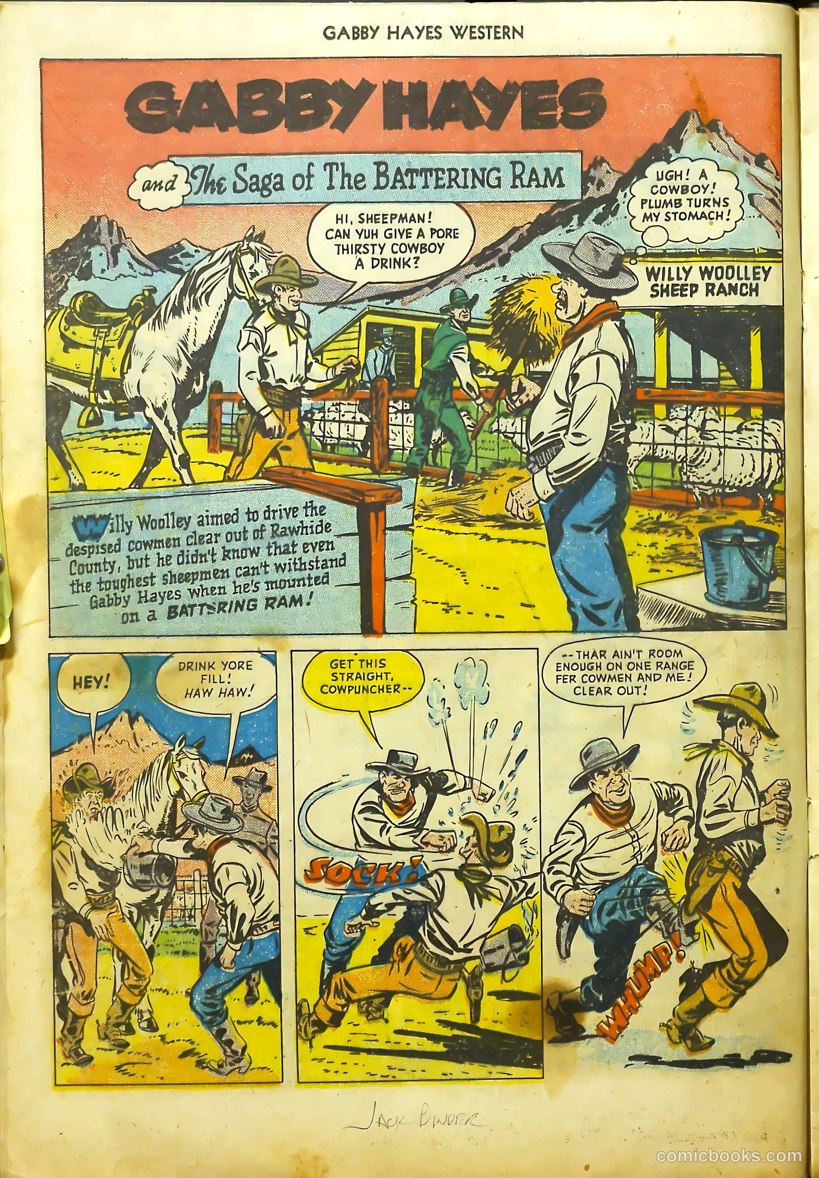 Gabby Hayes Western #23 (1950) — page 16 of 36