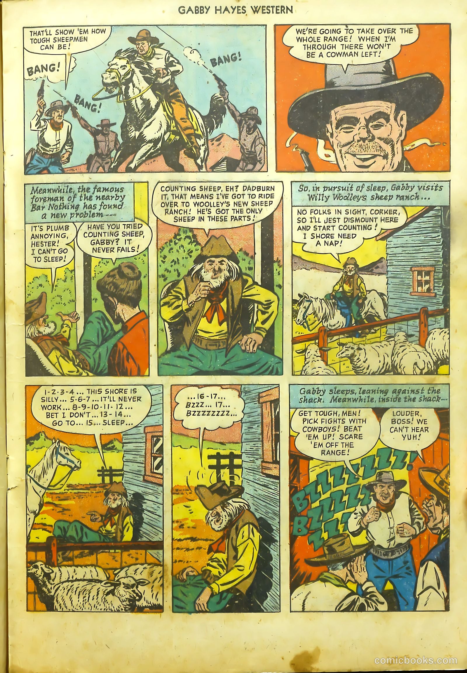 Gabby Hayes Western #23 (1950) — page 17 of 36