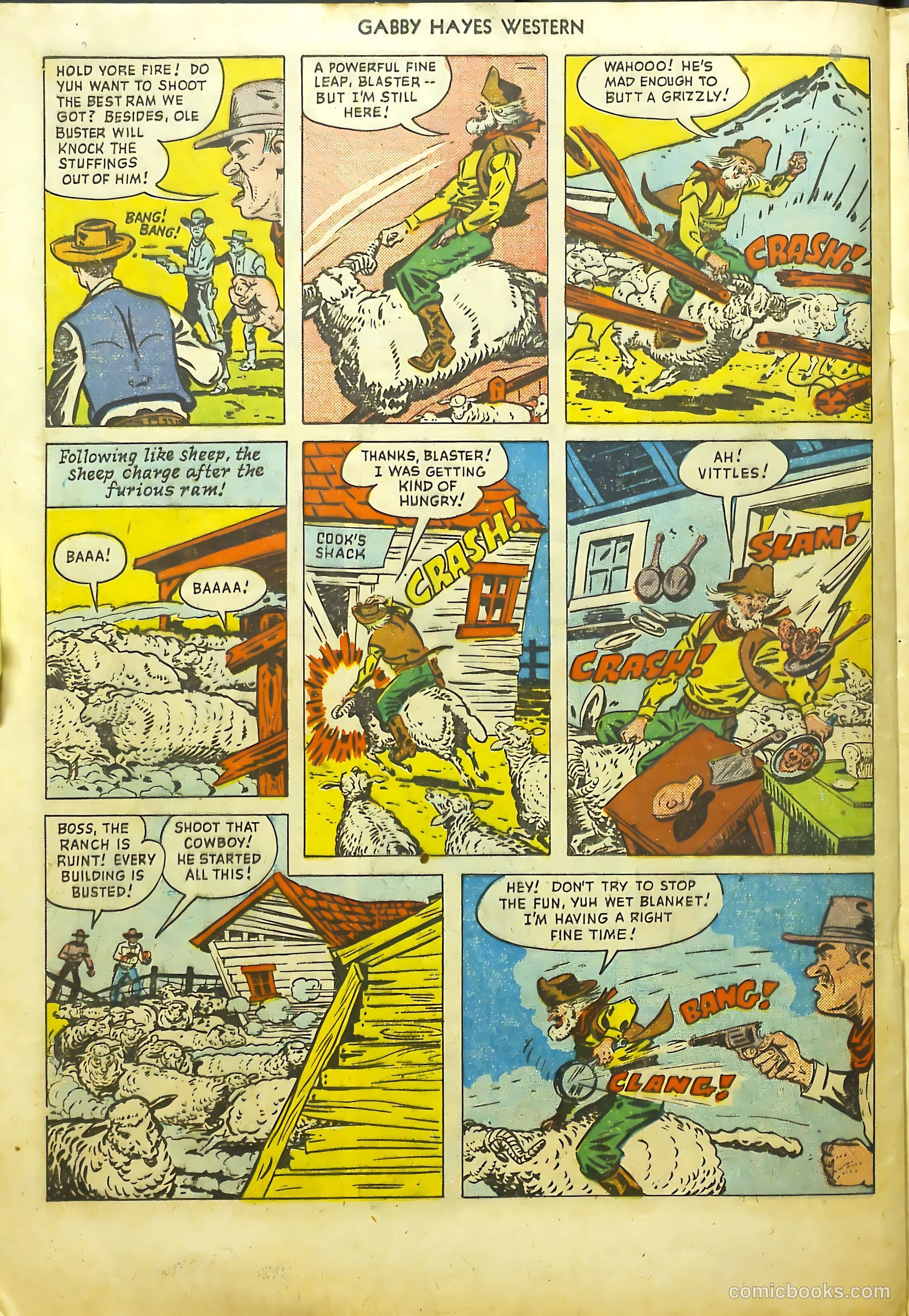 Gabby Hayes Western #23 (1950) — page 20 of 36