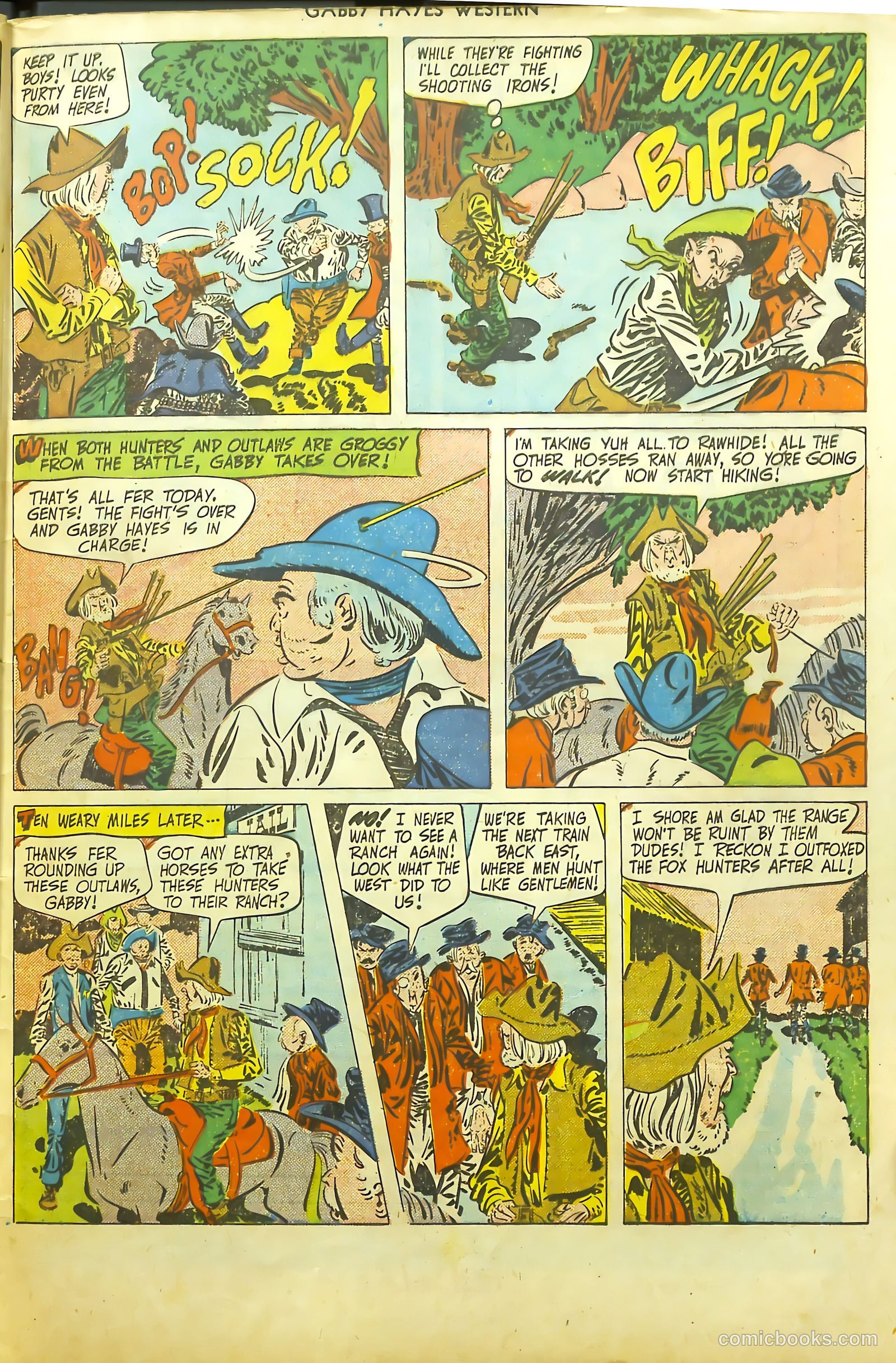 Gabby Hayes Western #23 (1950) — page 33 of 36