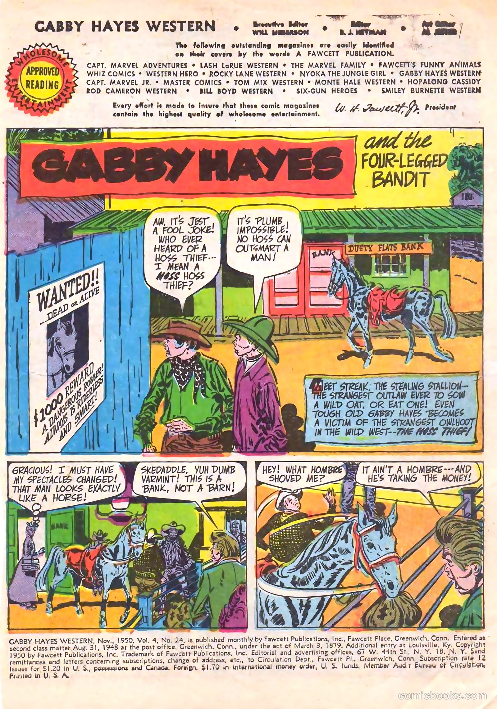 Gabby Hayes Western #24 (1950) — page 3 of 52