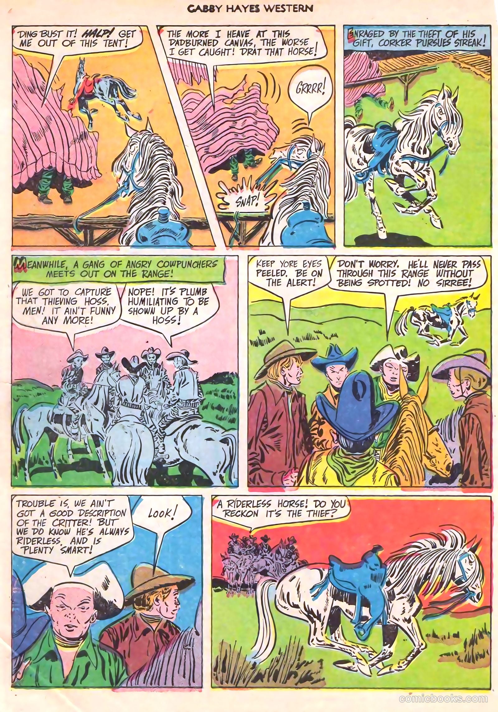 Gabby Hayes Western #24 (1950) — page 6 of 52