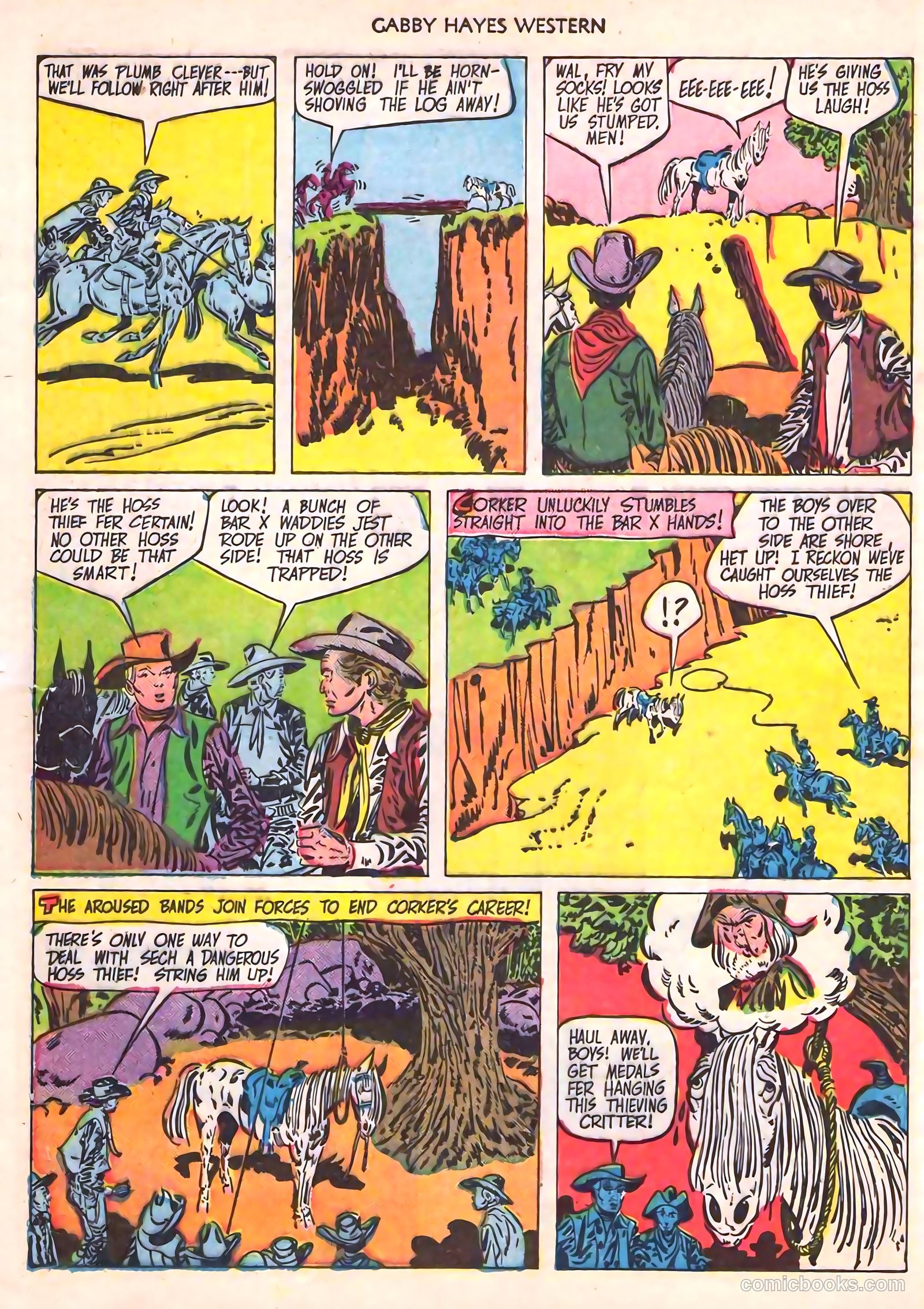 Gabby Hayes Western #24 (1950) — page 8 of 52