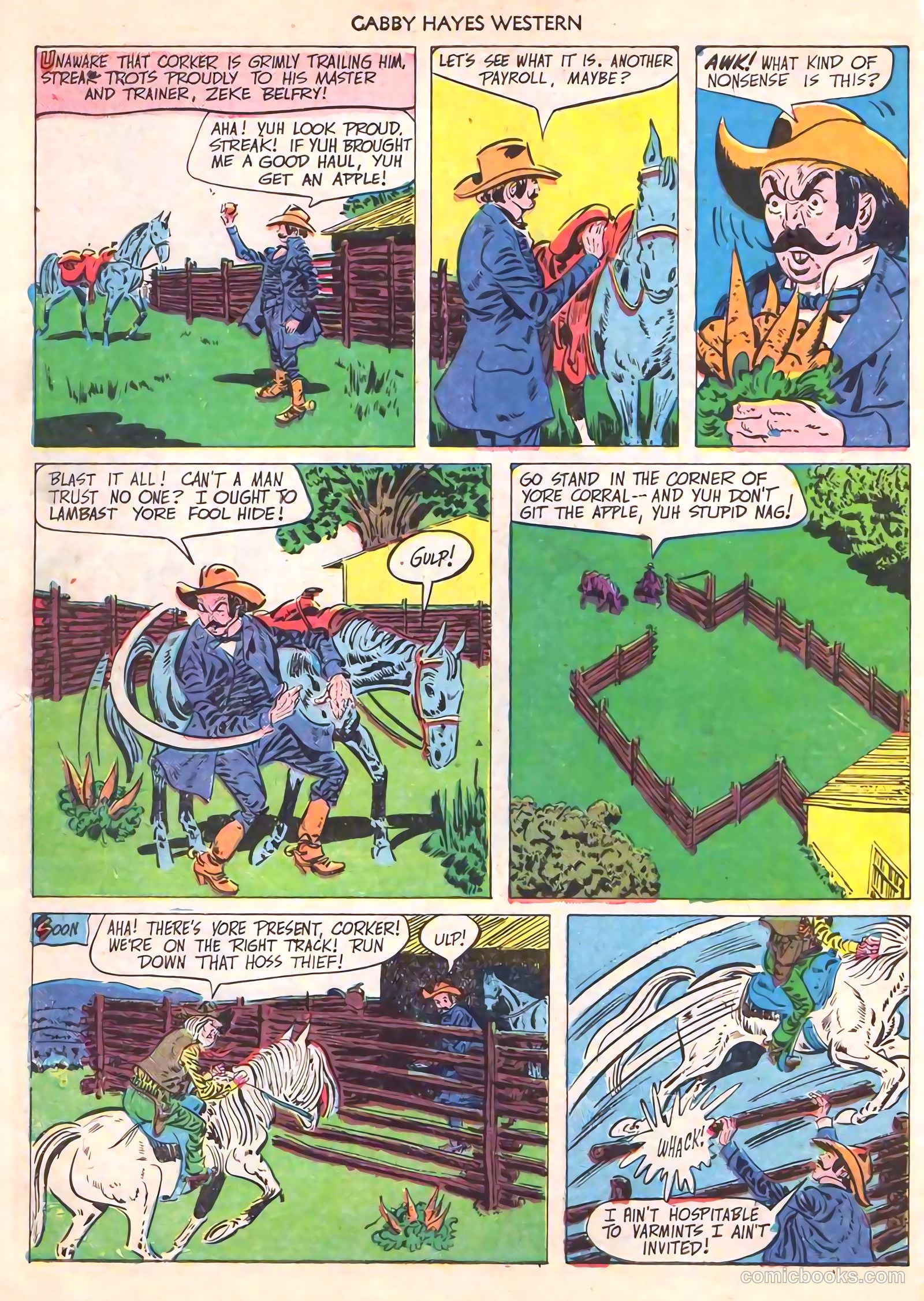 Gabby Hayes Western #24 (1950) — page 10 of 52
