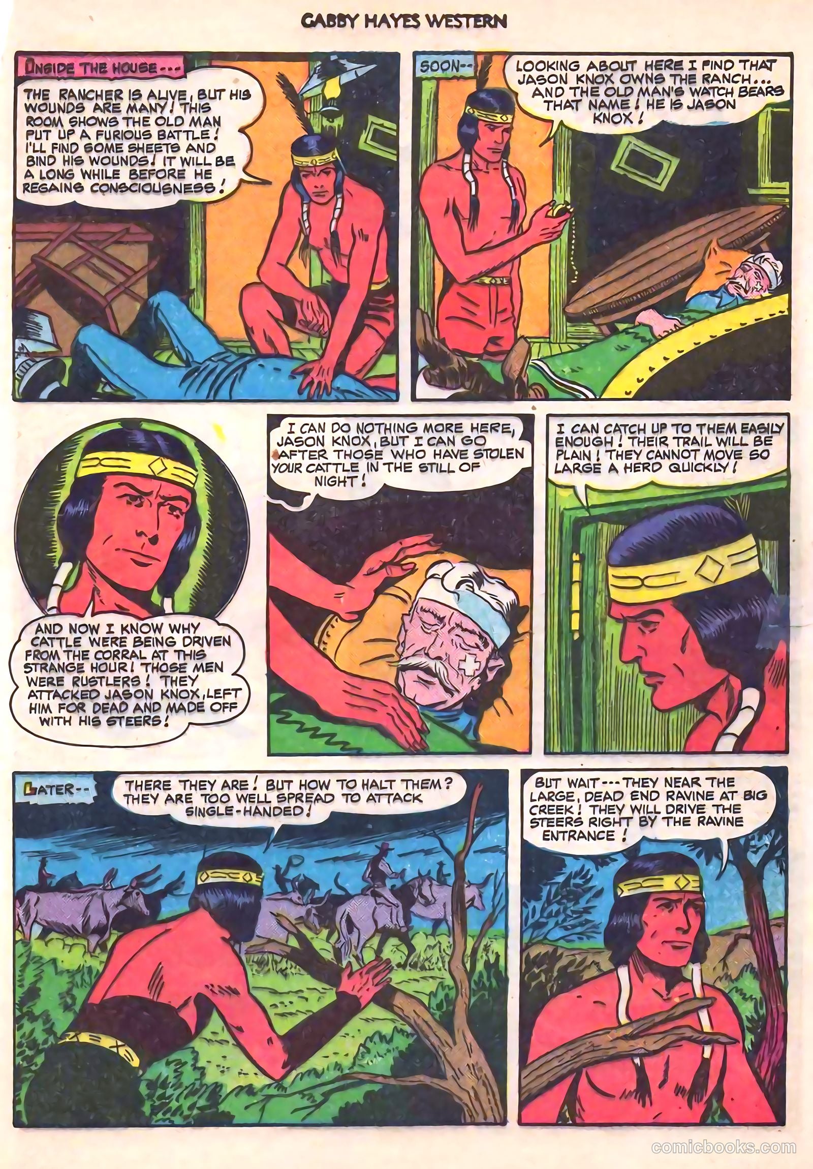 Gabby Hayes Western #24 (1950) — page 17 of 52