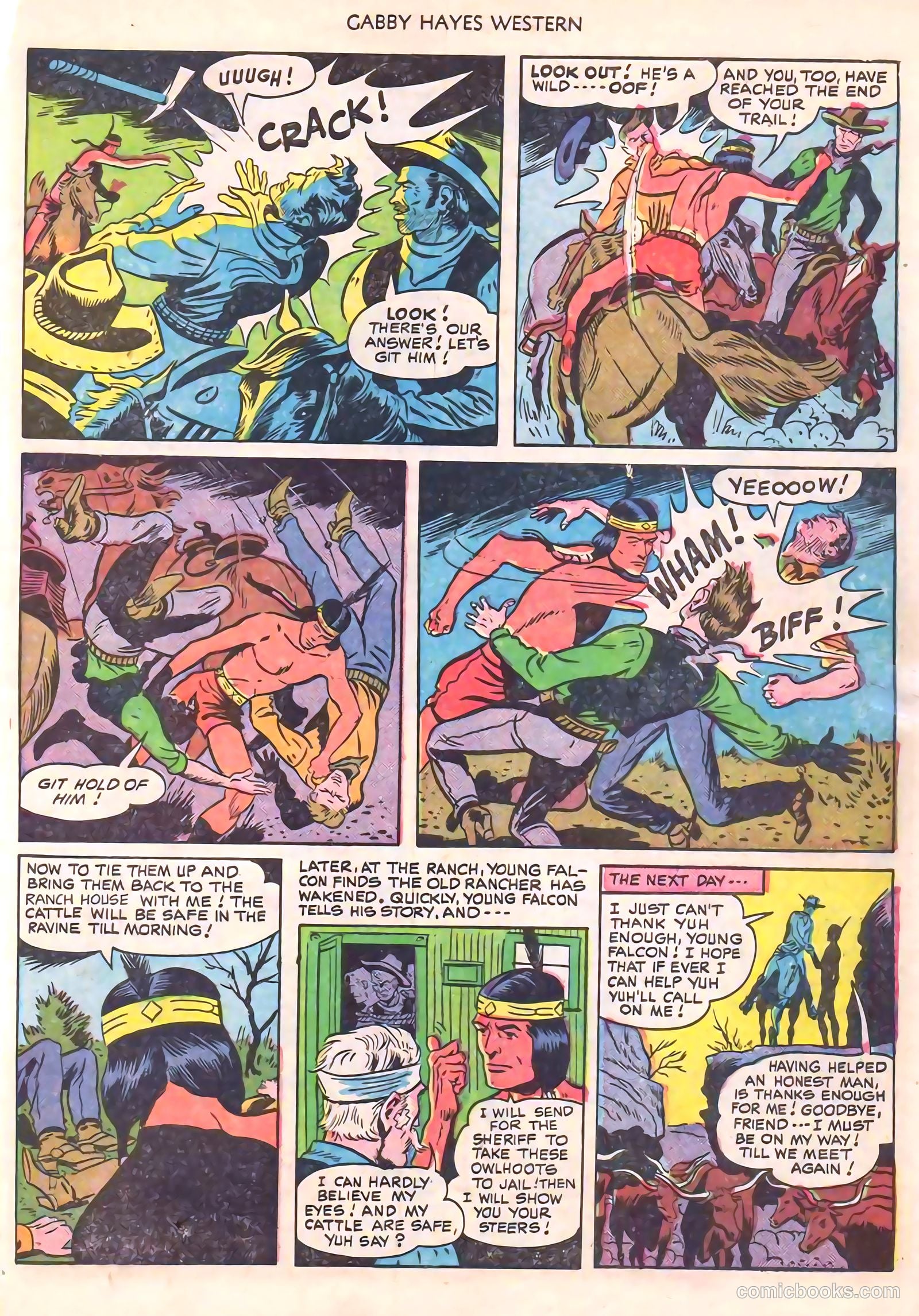 Gabby Hayes Western #24 (1950) — page 19 of 52