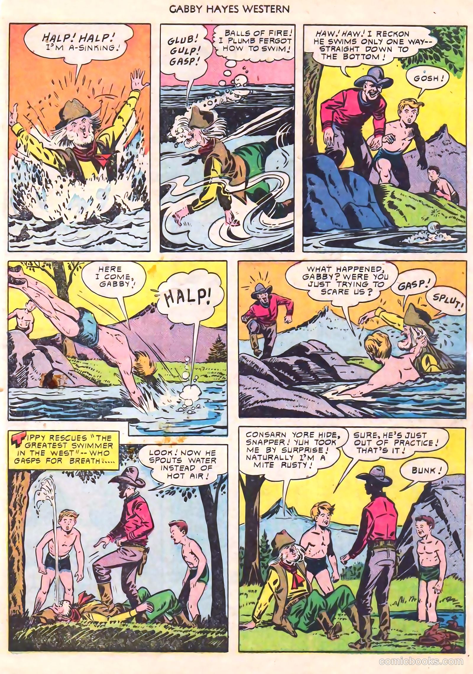 Gabby Hayes Western #24 (1950) — page 21 of 52
