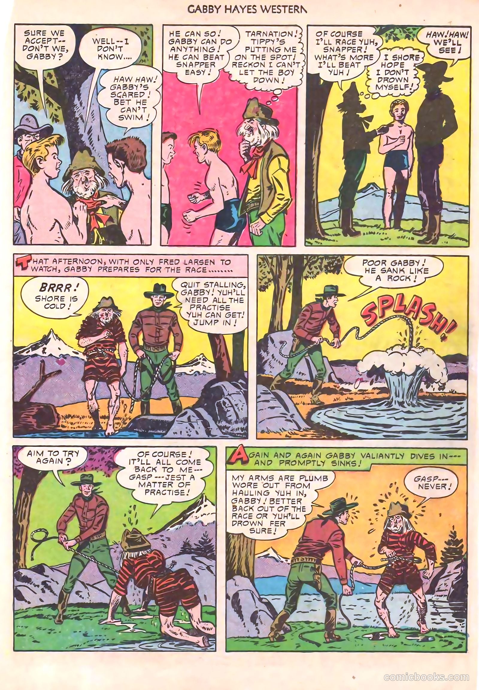 Gabby Hayes Western #24 (1950) — page 23 of 52