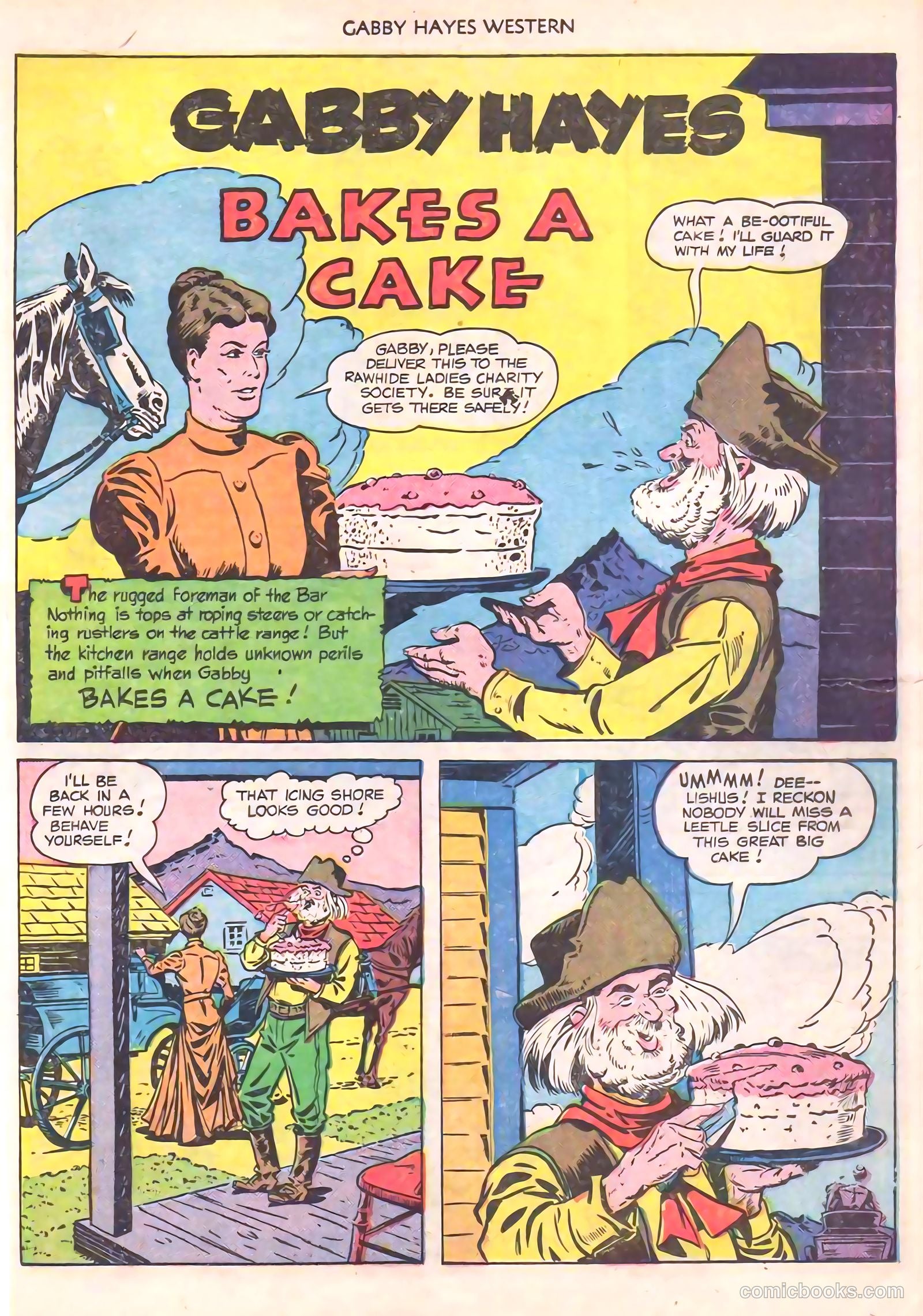 Gabby Hayes Western #24 (1950) — page 27 of 52
