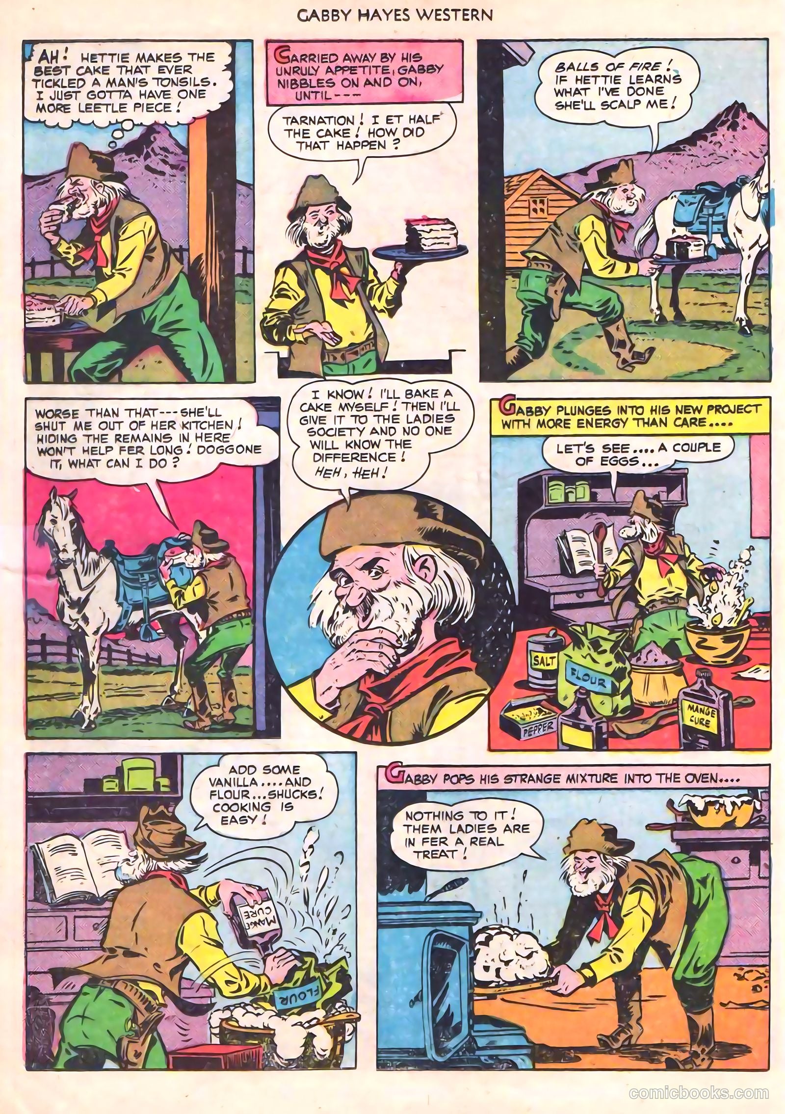 Gabby Hayes Western #24 (1950) — page 28 of 52