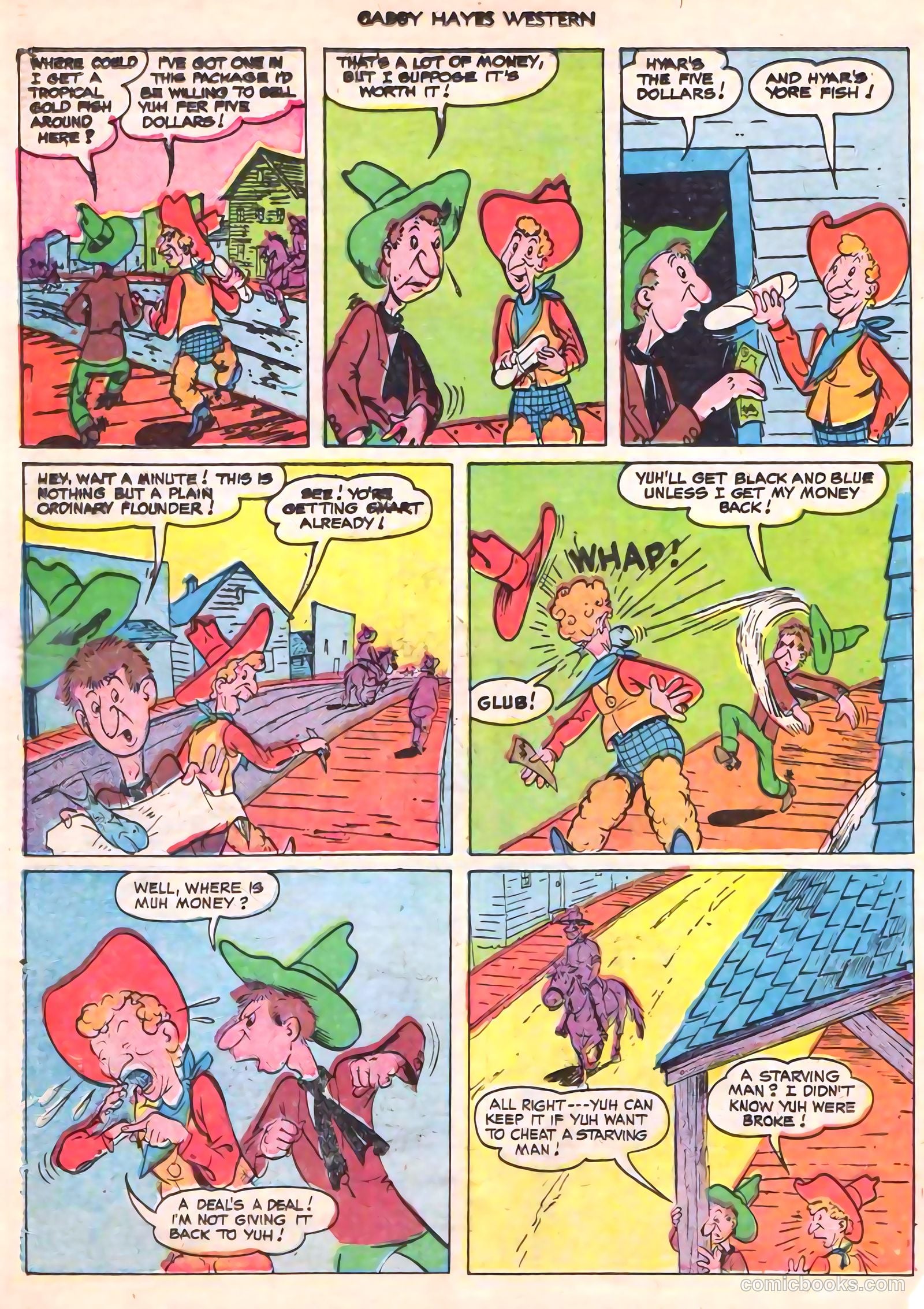 Gabby Hayes Western #24 (1950) — page 38 of 52