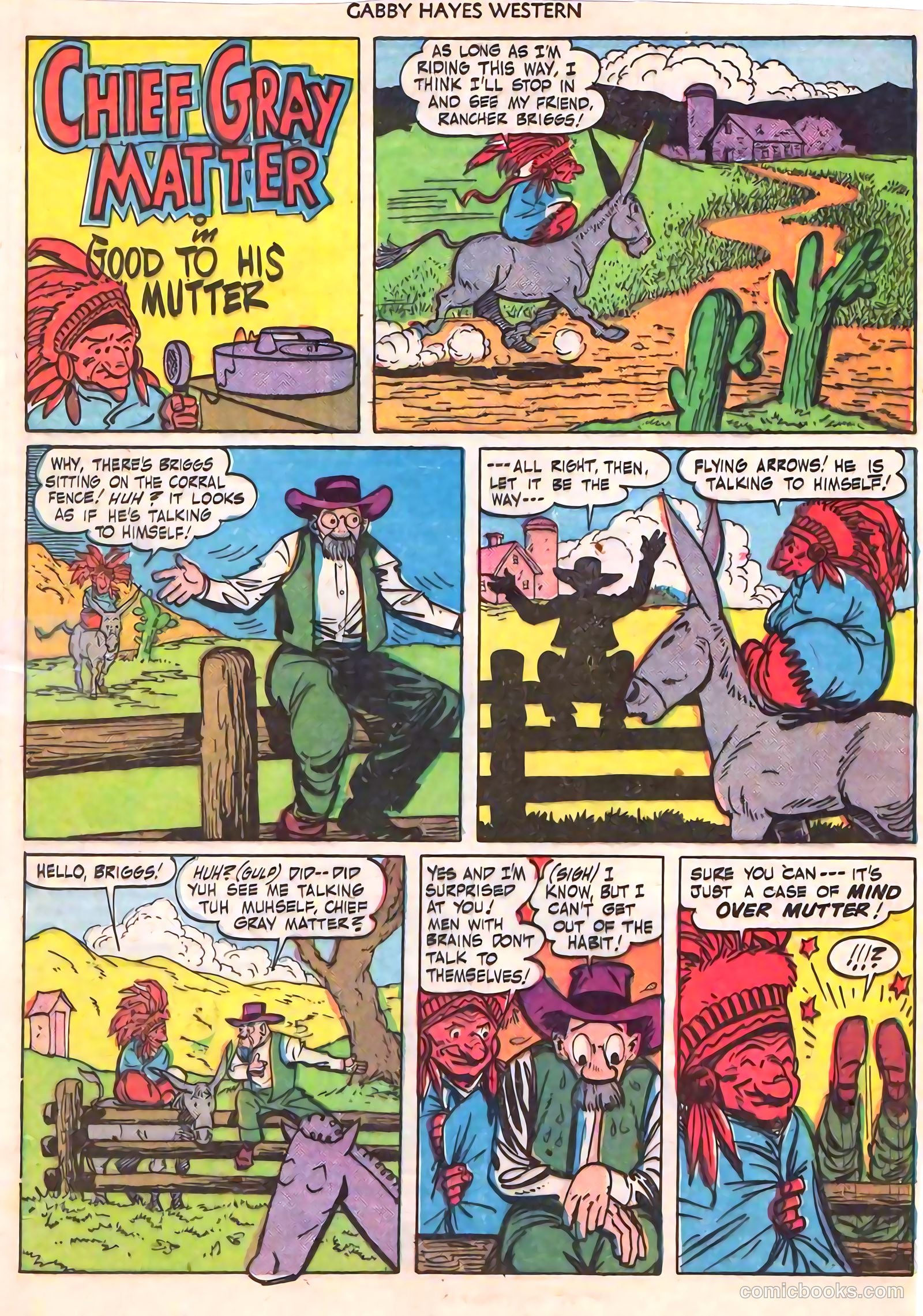 Gabby Hayes Western #24 (1950) — page 40 of 52