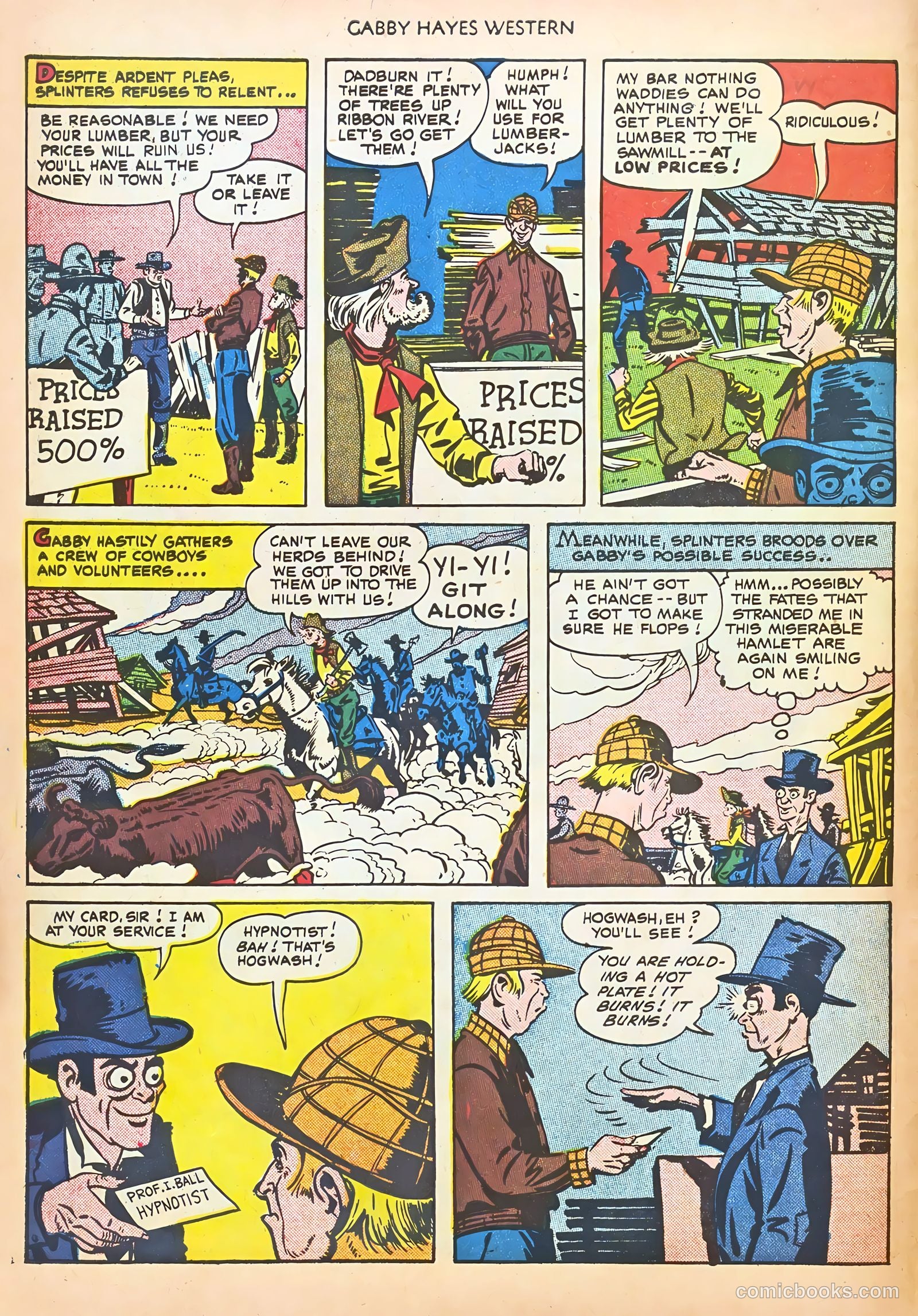 Gabby Hayes Western #25 (1950) — page 6 of 52