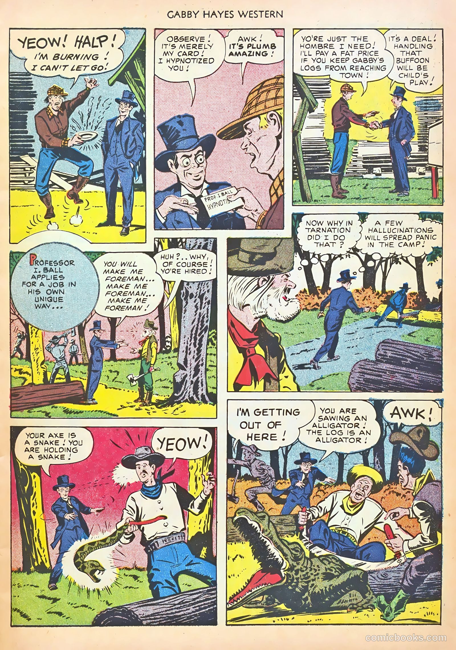 Gabby Hayes Western #25 (1950) — page 7 of 52