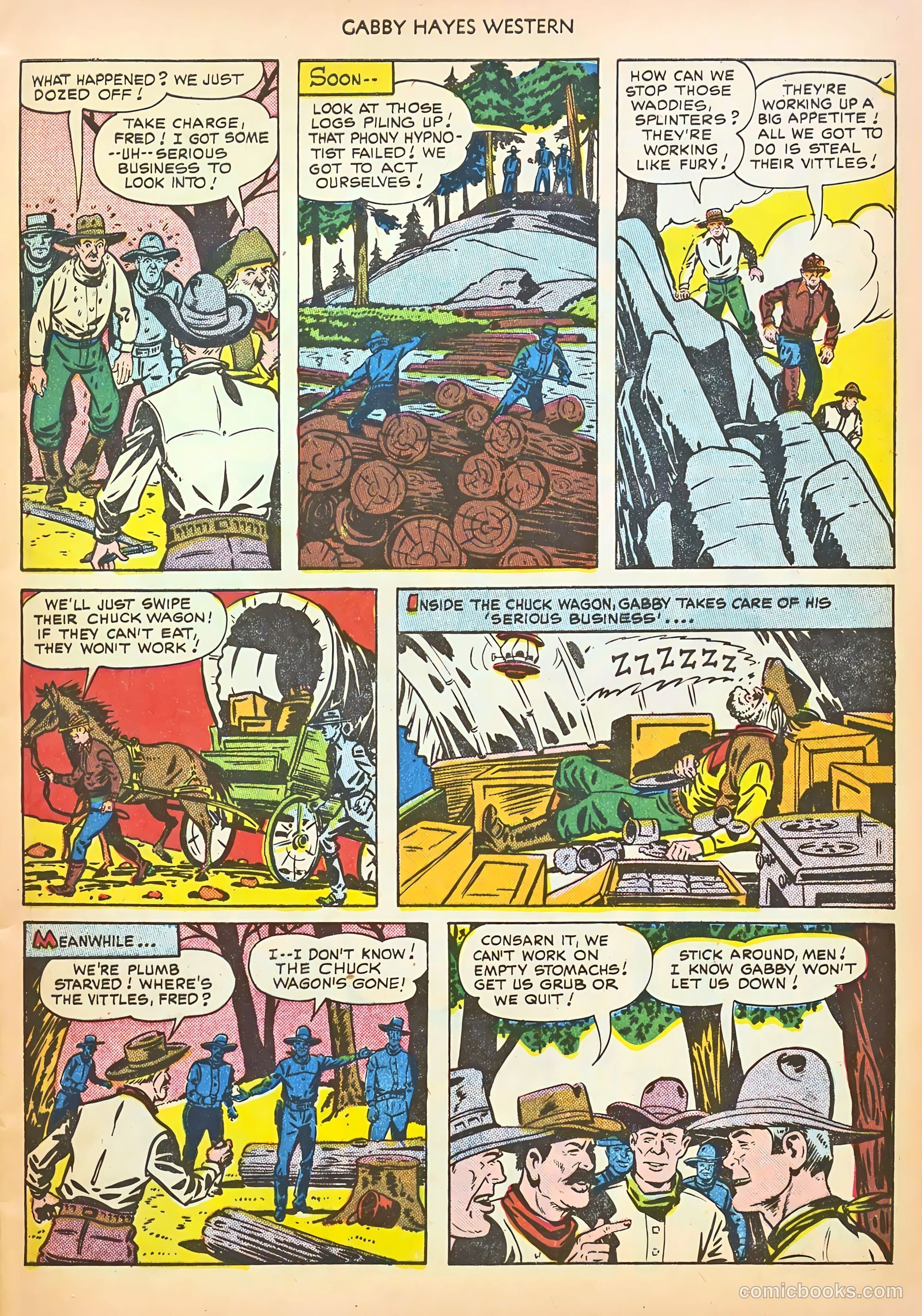 Gabby Hayes Western #25 (1950) — page 9 of 52