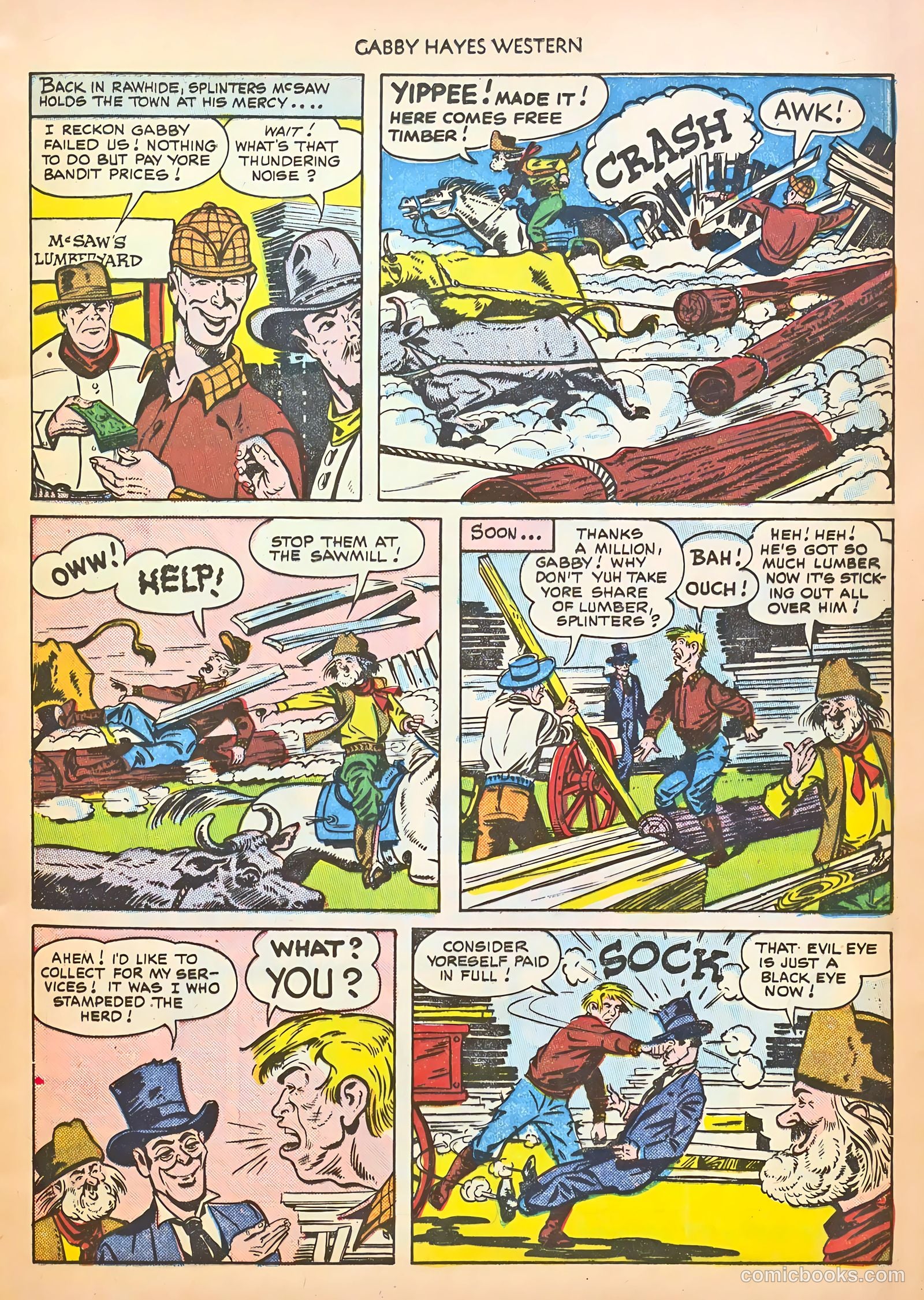 Gabby Hayes Western #25 (1950) — page 13 of 52