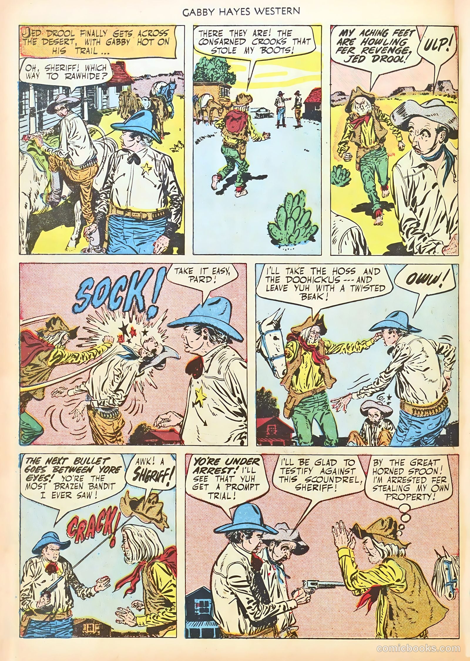 Gabby Hayes Western #25 (1950) — page 30 of 52