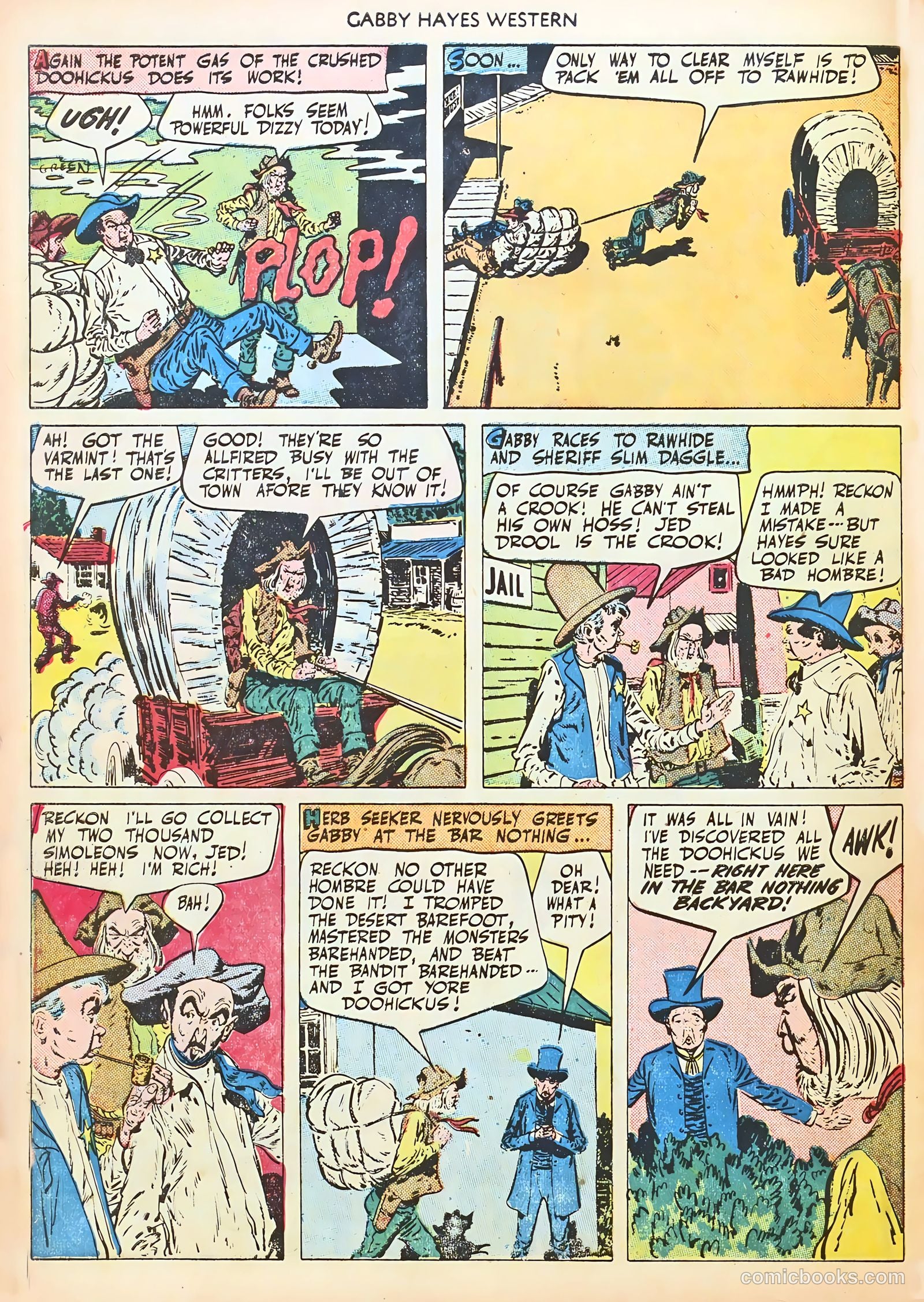 Gabby Hayes Western #25 (1950) — page 32 of 52