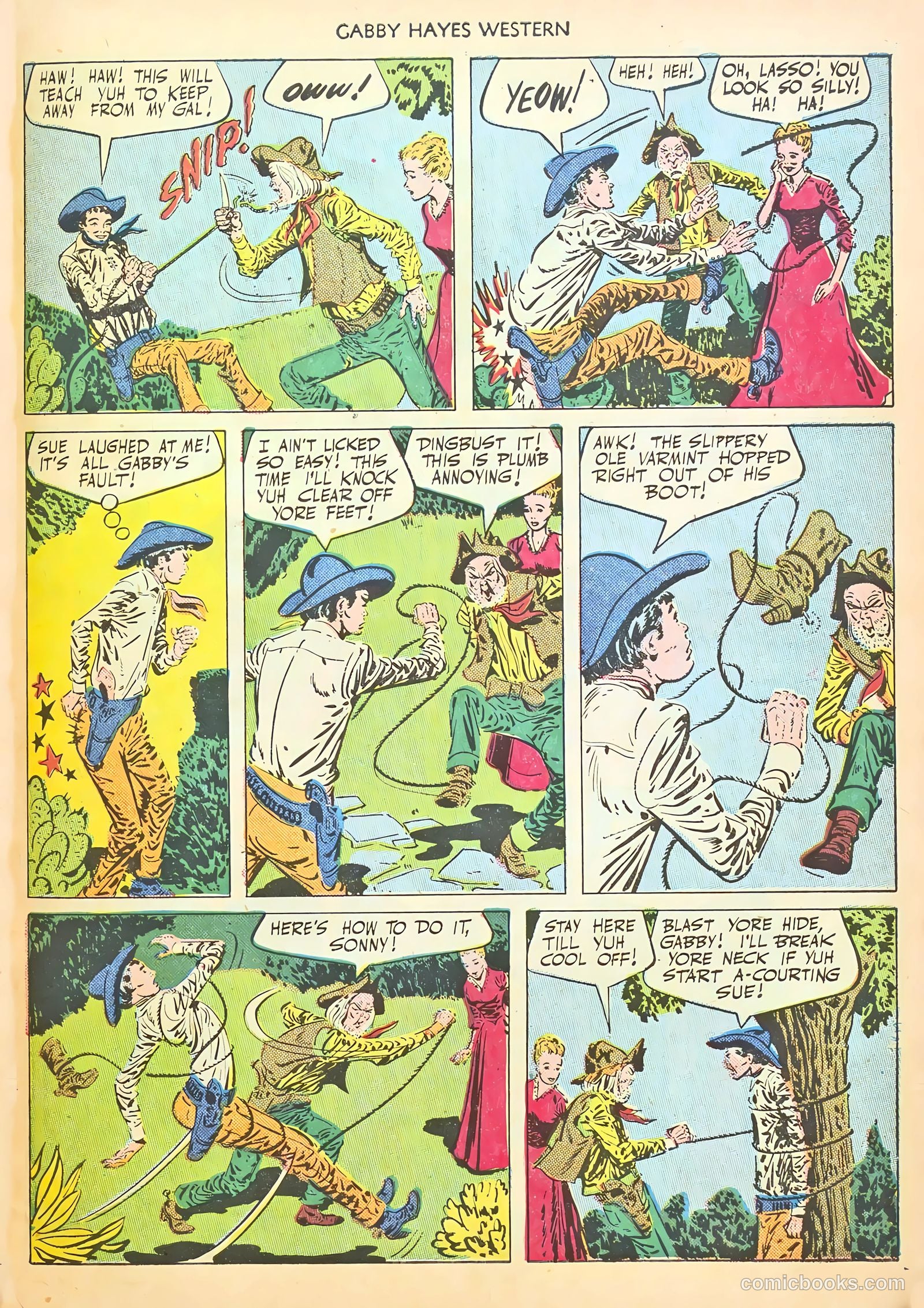 Gabby Hayes Western #25 (1950) — page 43 of 52