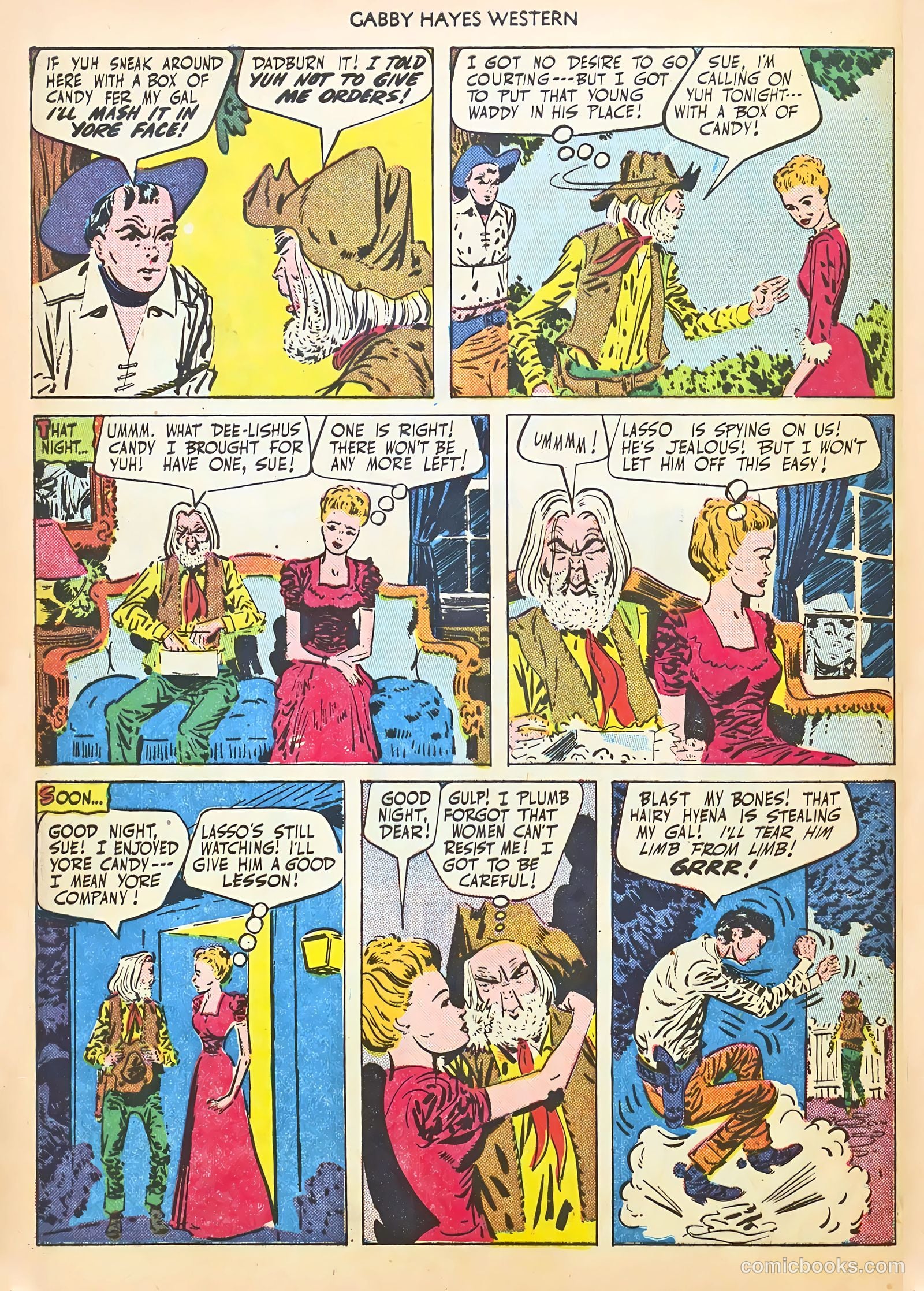 Gabby Hayes Western #25 (1950) — page 44 of 52
