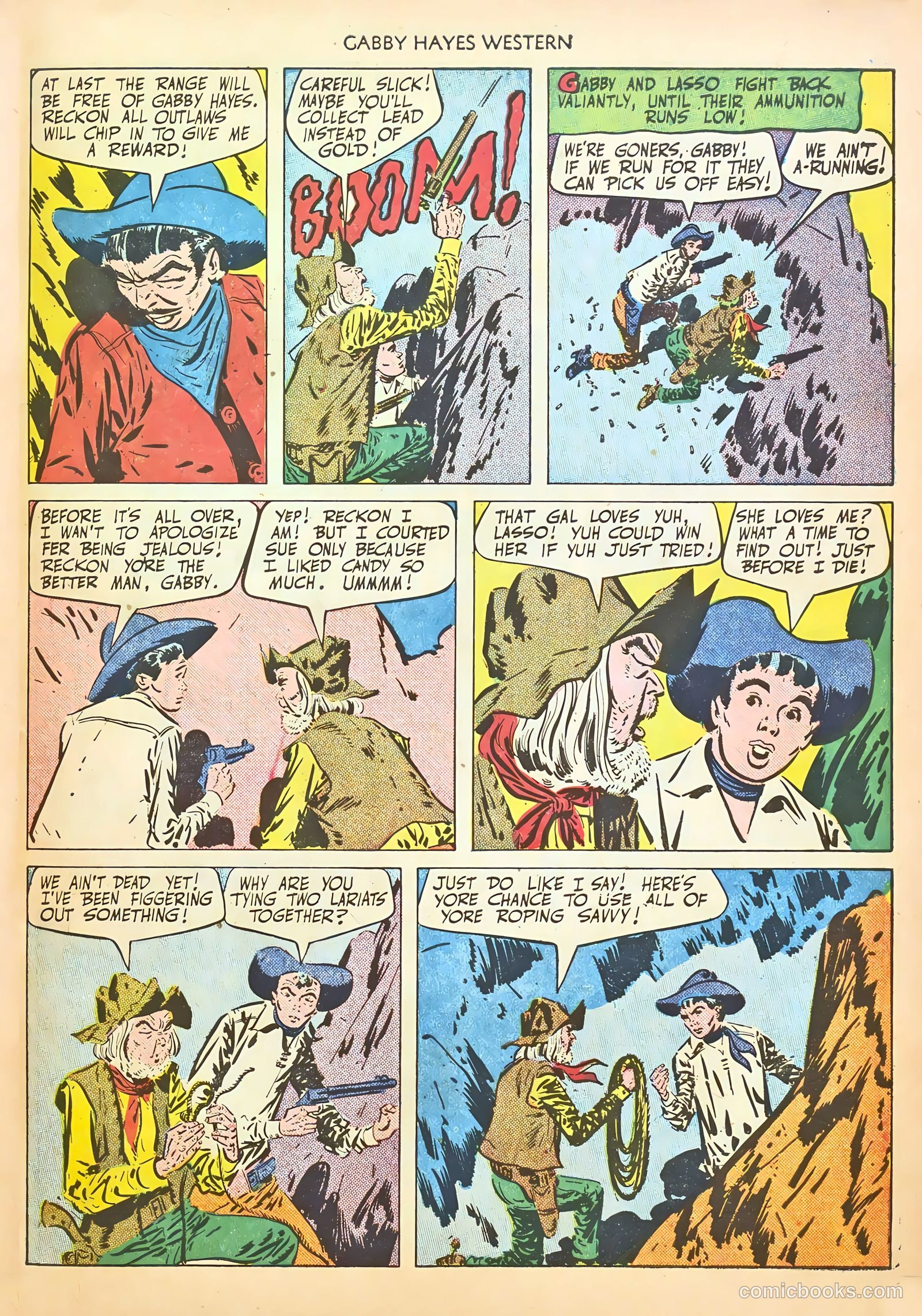 Gabby Hayes Western #25 (1950) — page 47 of 52