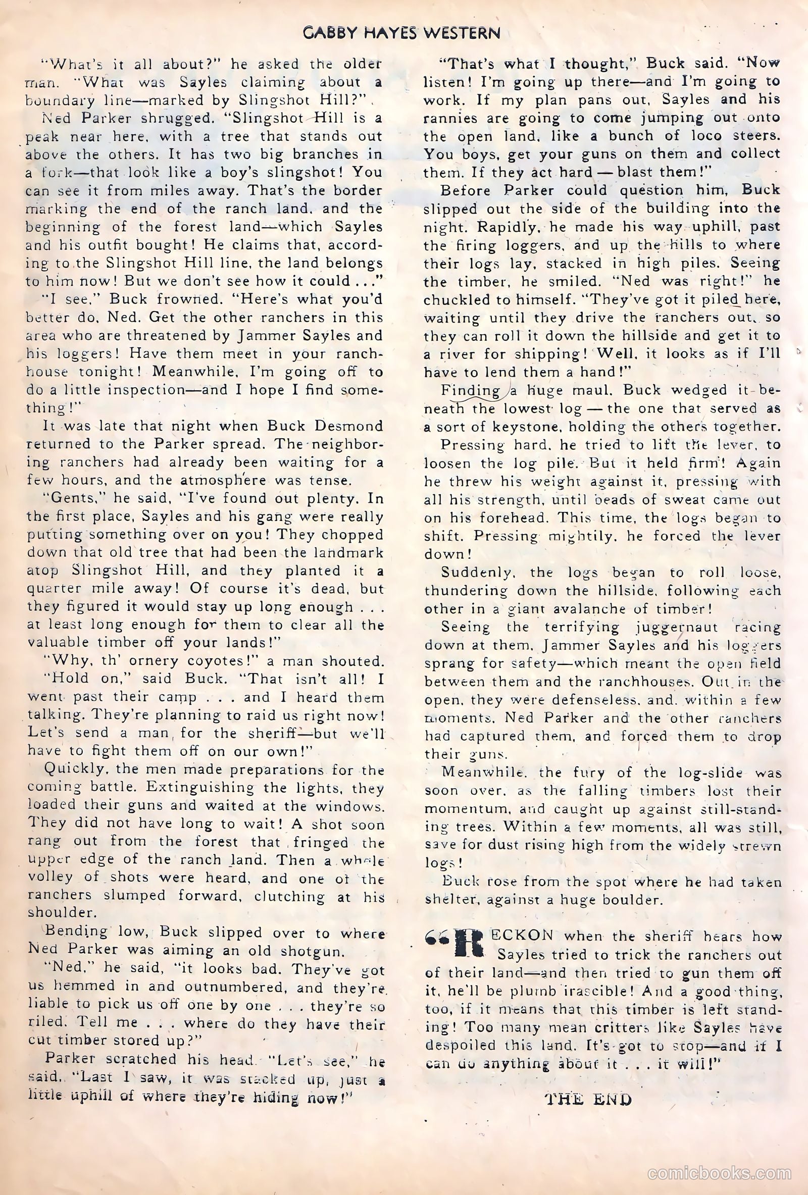 Gabby Hayes Western #26 (1951) — page 20 of 52