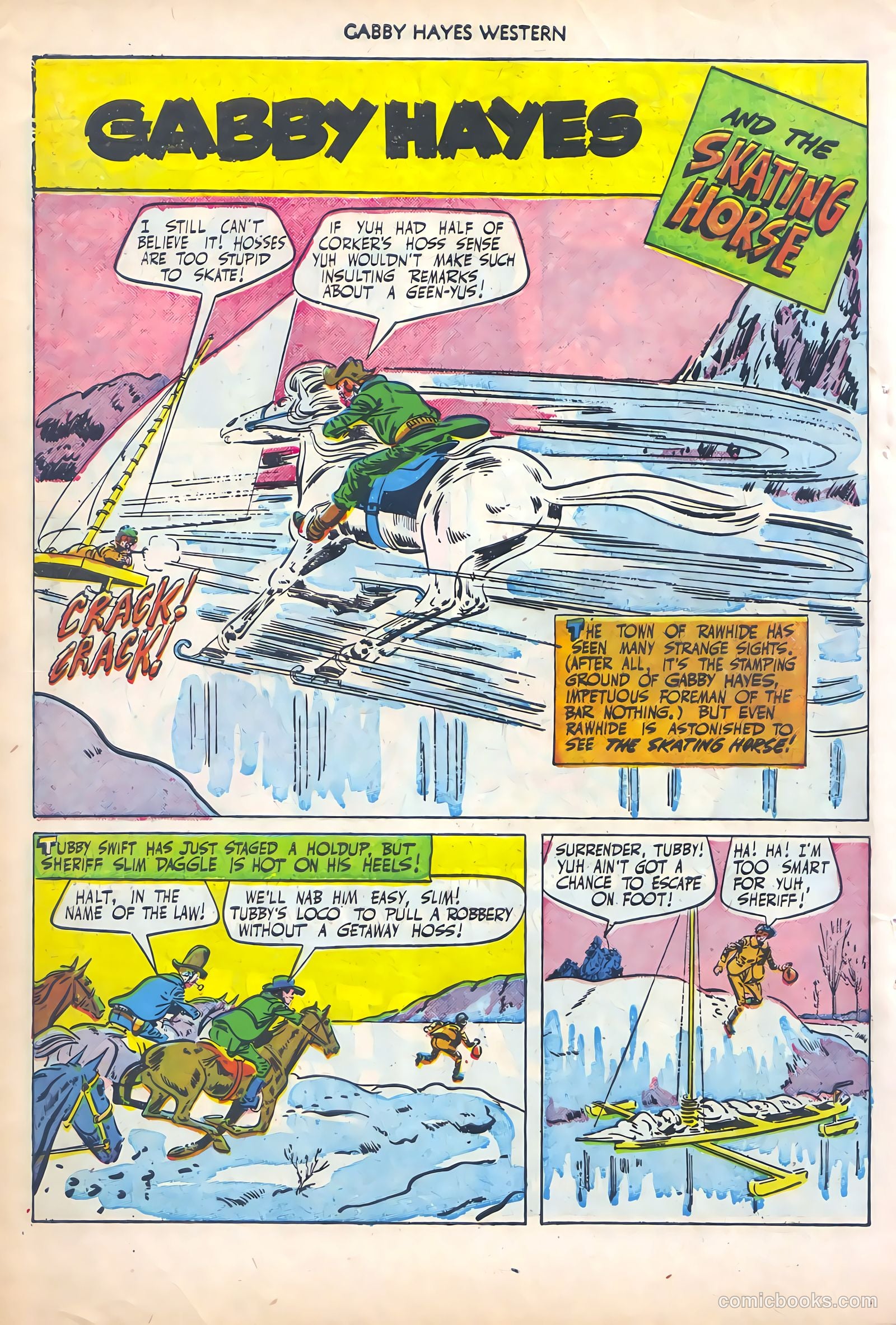 Gabby Hayes Western #26 (1951) — page 22 of 52