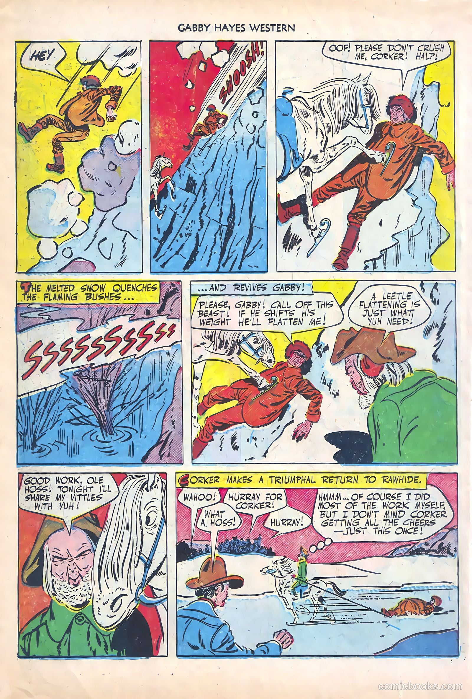 Gabby Hayes Western #26 (1951) — page 30 of 52