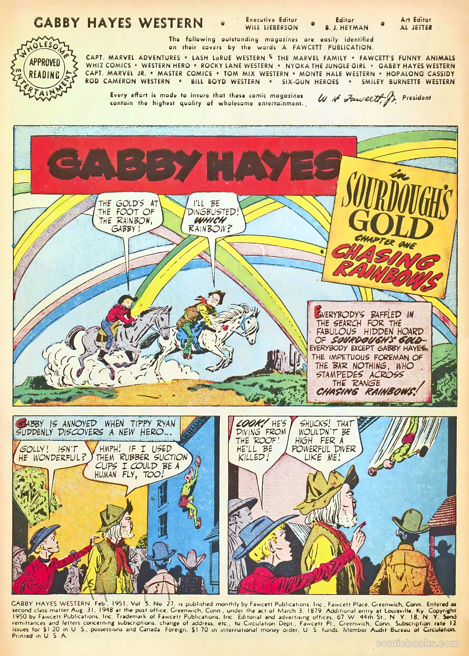 Gabby Hayes Western #27 (1951) — page 3 of 36