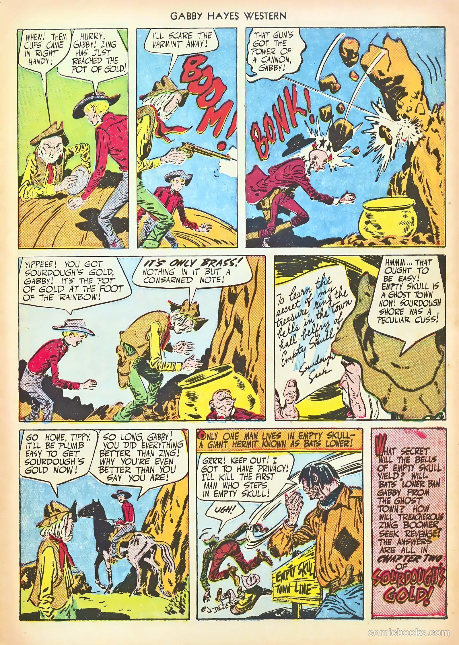 Gabby Hayes Western #27 (1951) — page 9 of 36