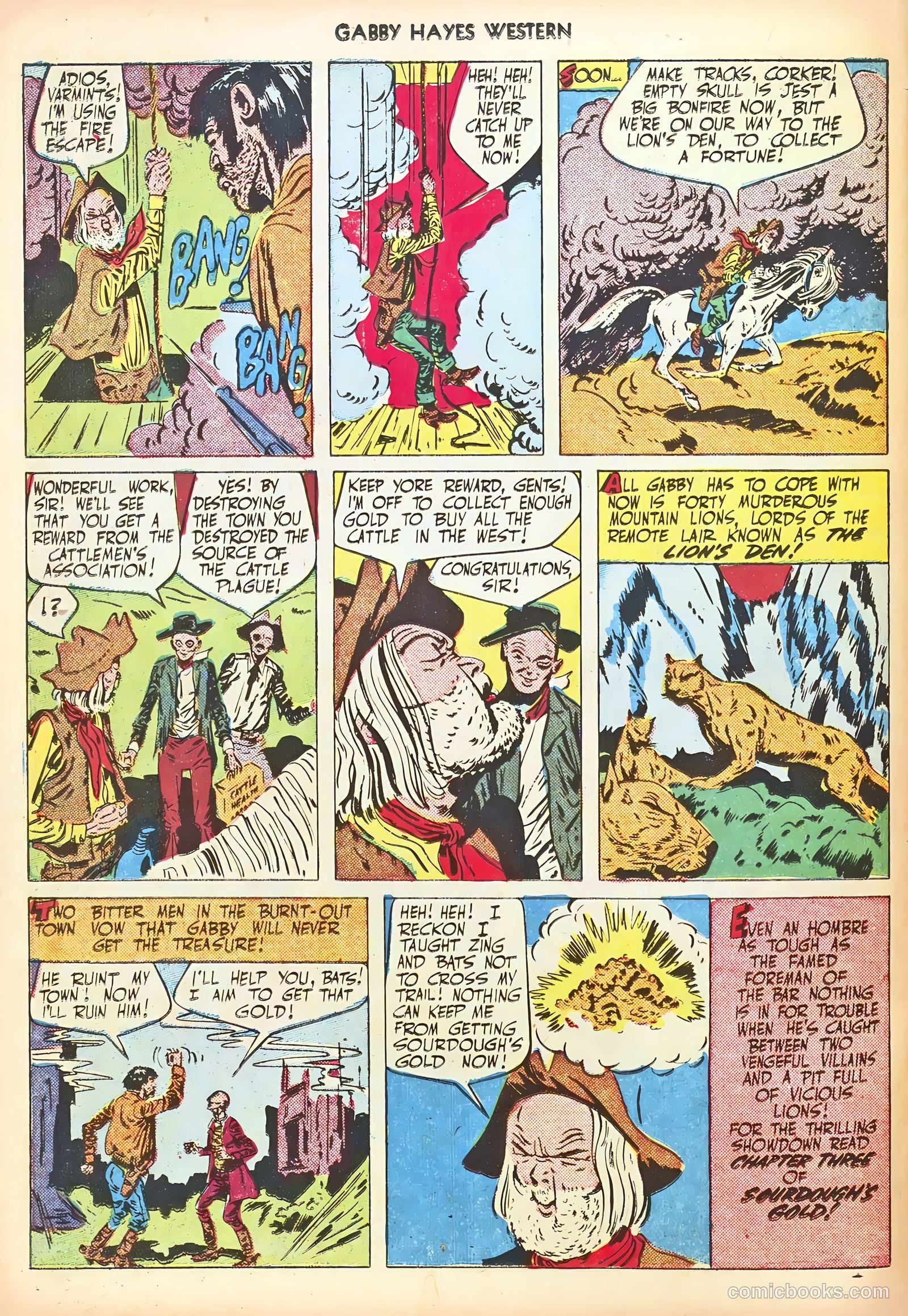 Gabby Hayes Western #27 (1951) — page 22 of 36