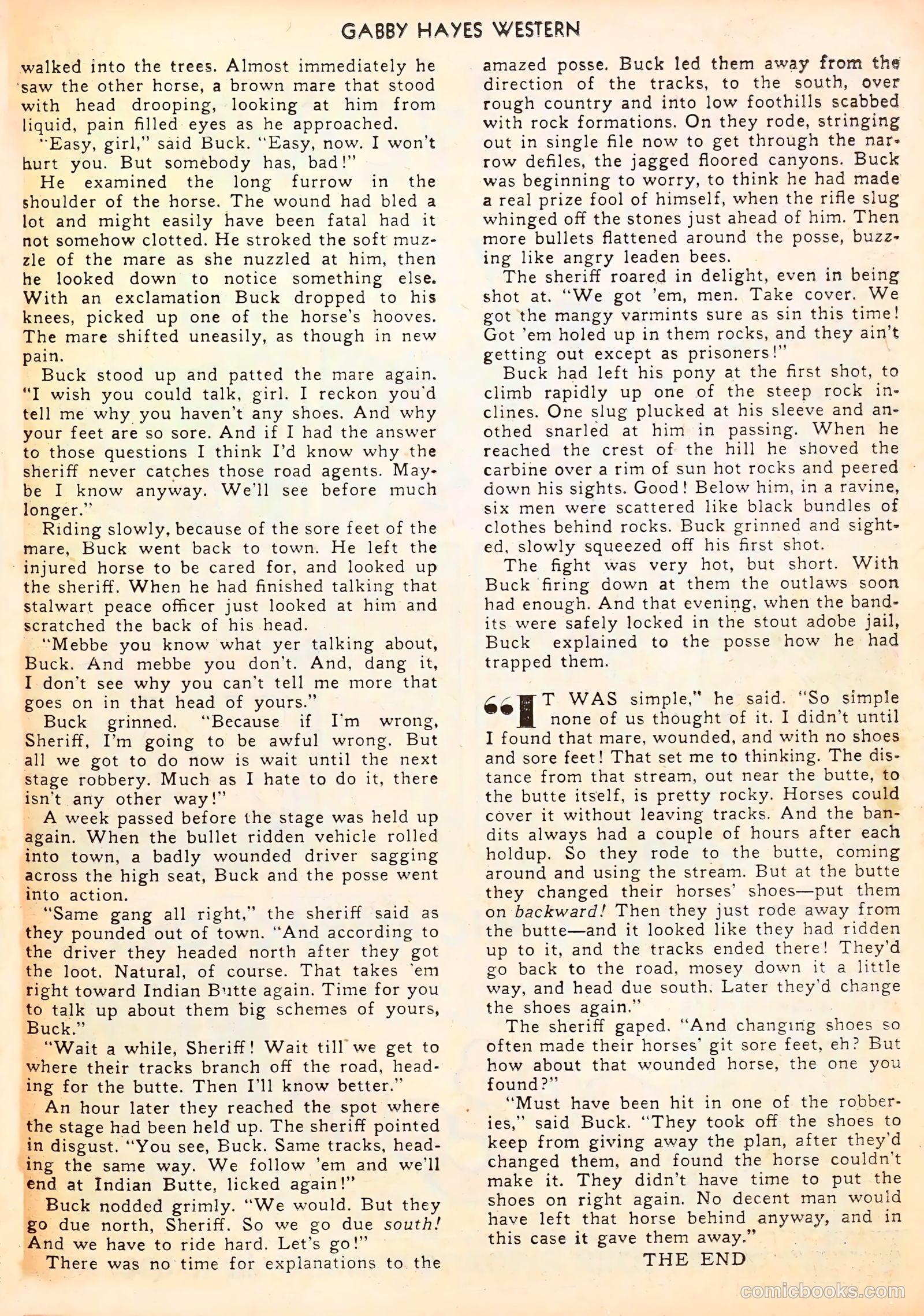Gabby Hayes Western #27 (1951) — page 25 of 36