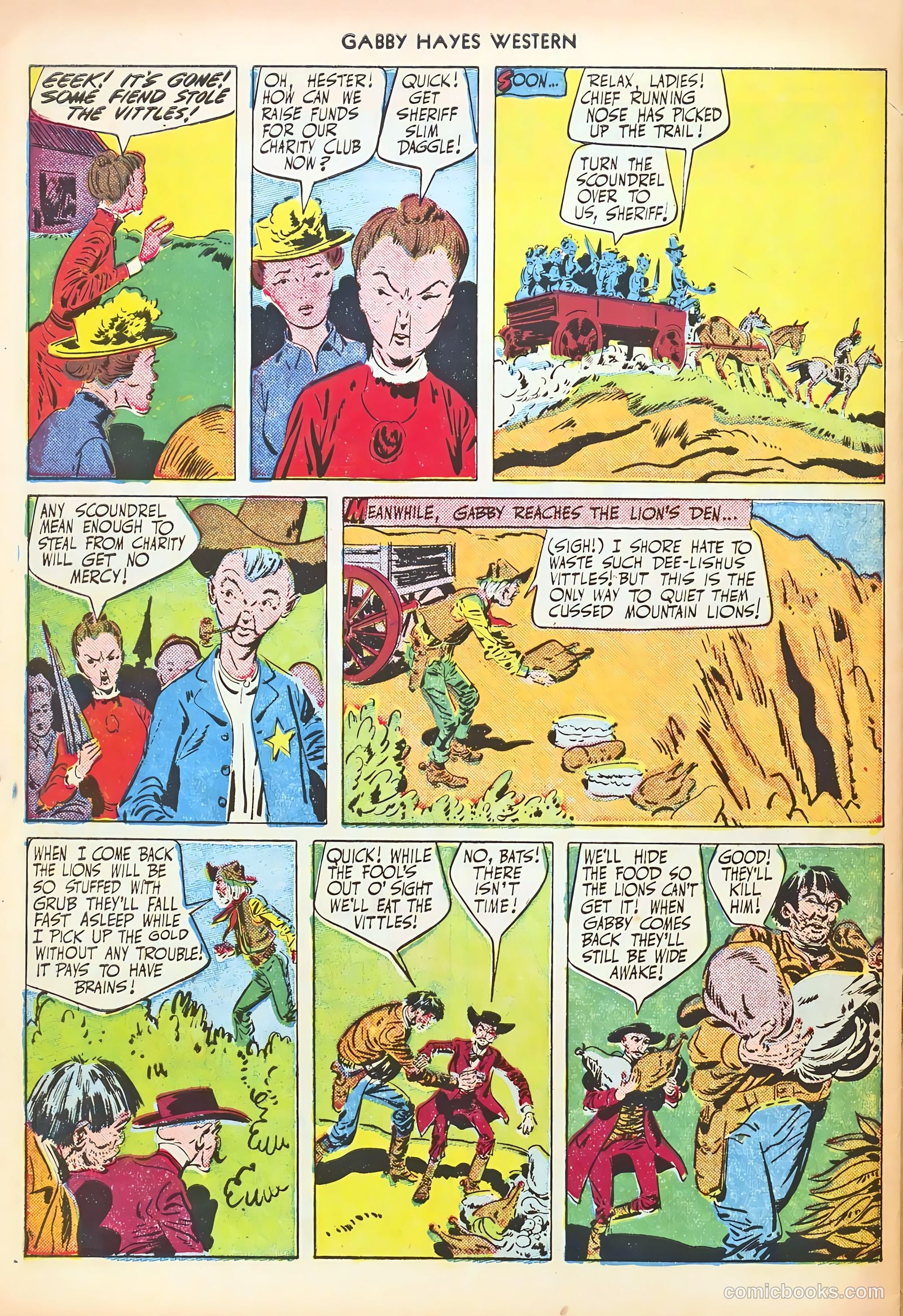 Gabby Hayes Western #27 (1951) — page 28 of 36