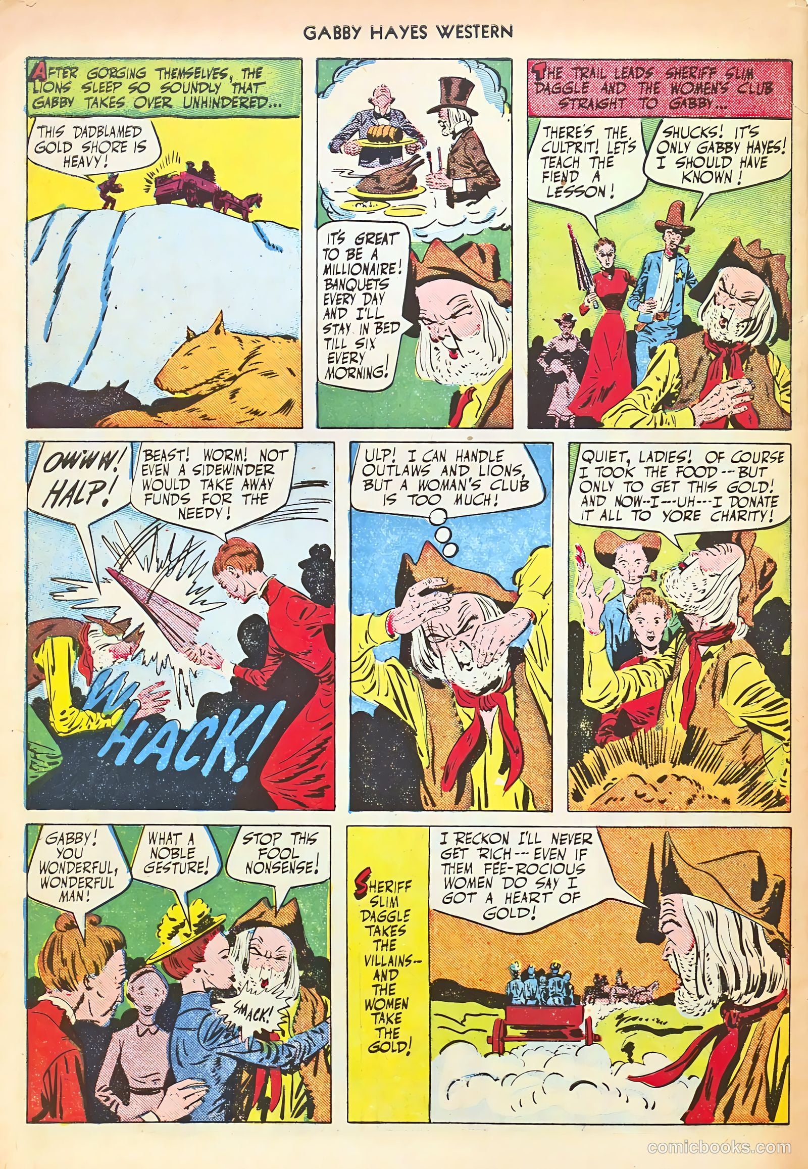 Gabby Hayes Western #27 (1951) — page 32 of 36